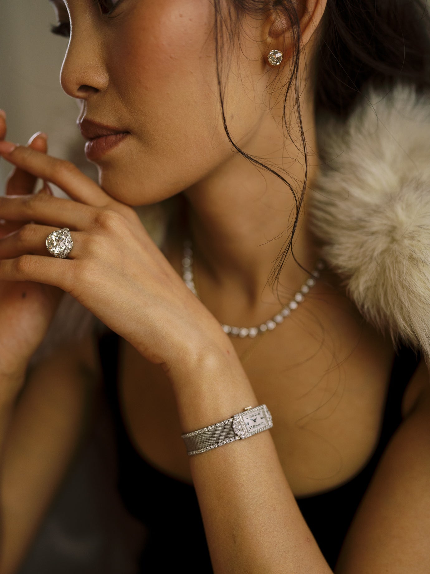 ANTIQUE diamond engagement ring