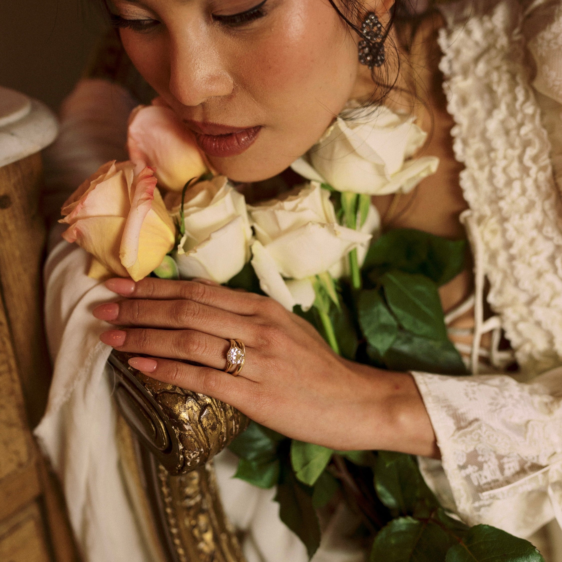 AB MADE diamond engagement ring