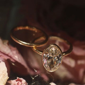 AB MADE diamond engagement ring