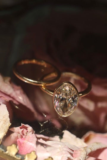 AB MADE diamond engagement ring