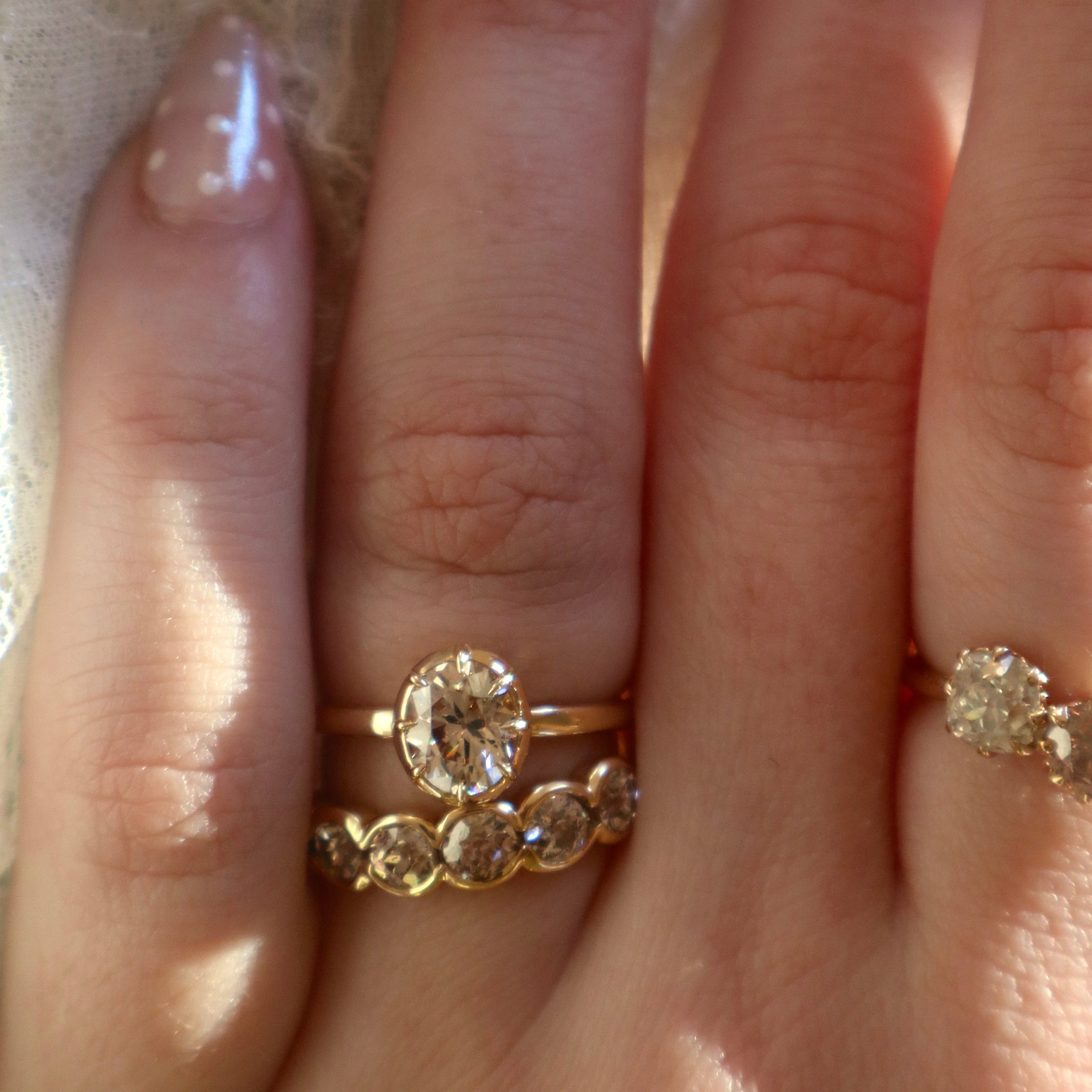 AB MADE diamond engagement ring