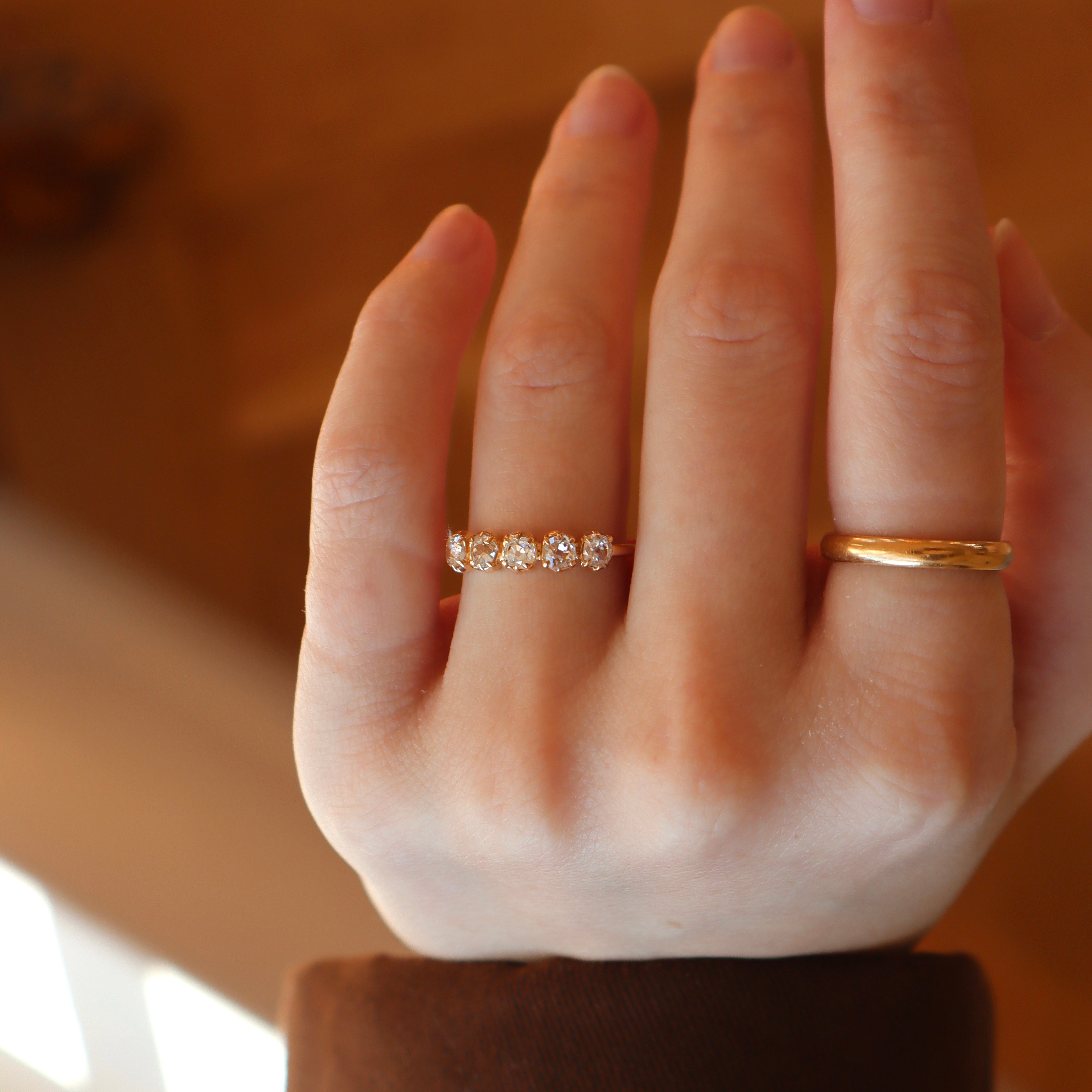 AB MADE diamond engagement ring