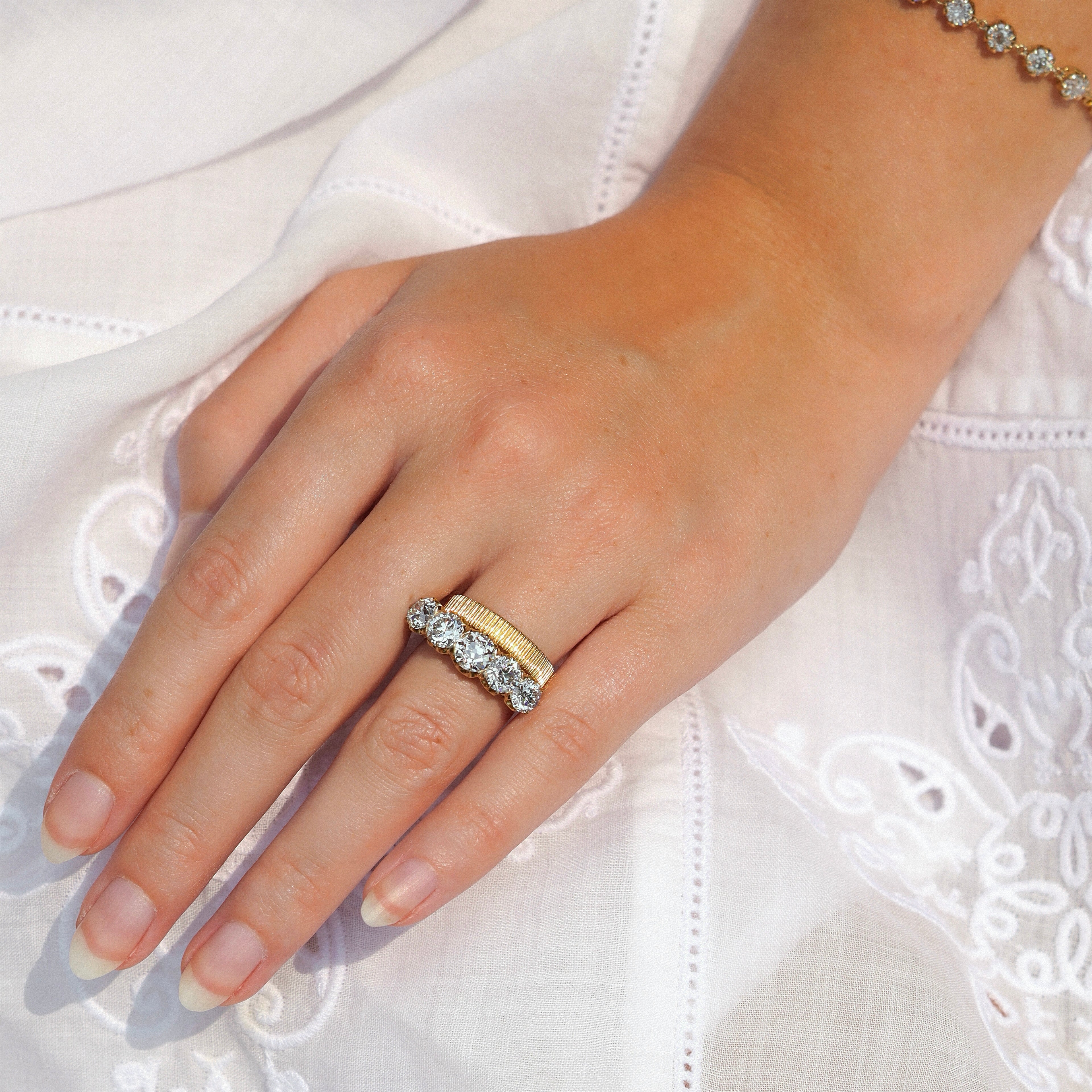 J-K-L color VS clarity diamond Rings