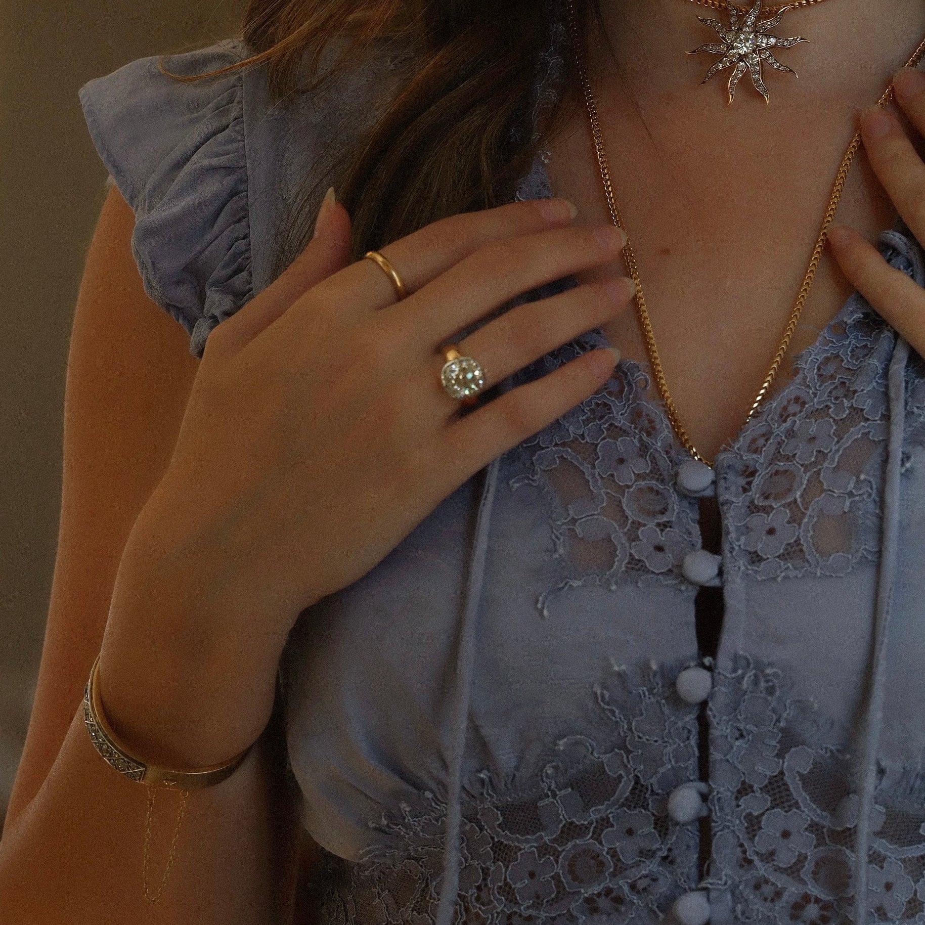 diamond Brooches & Lapel Pins