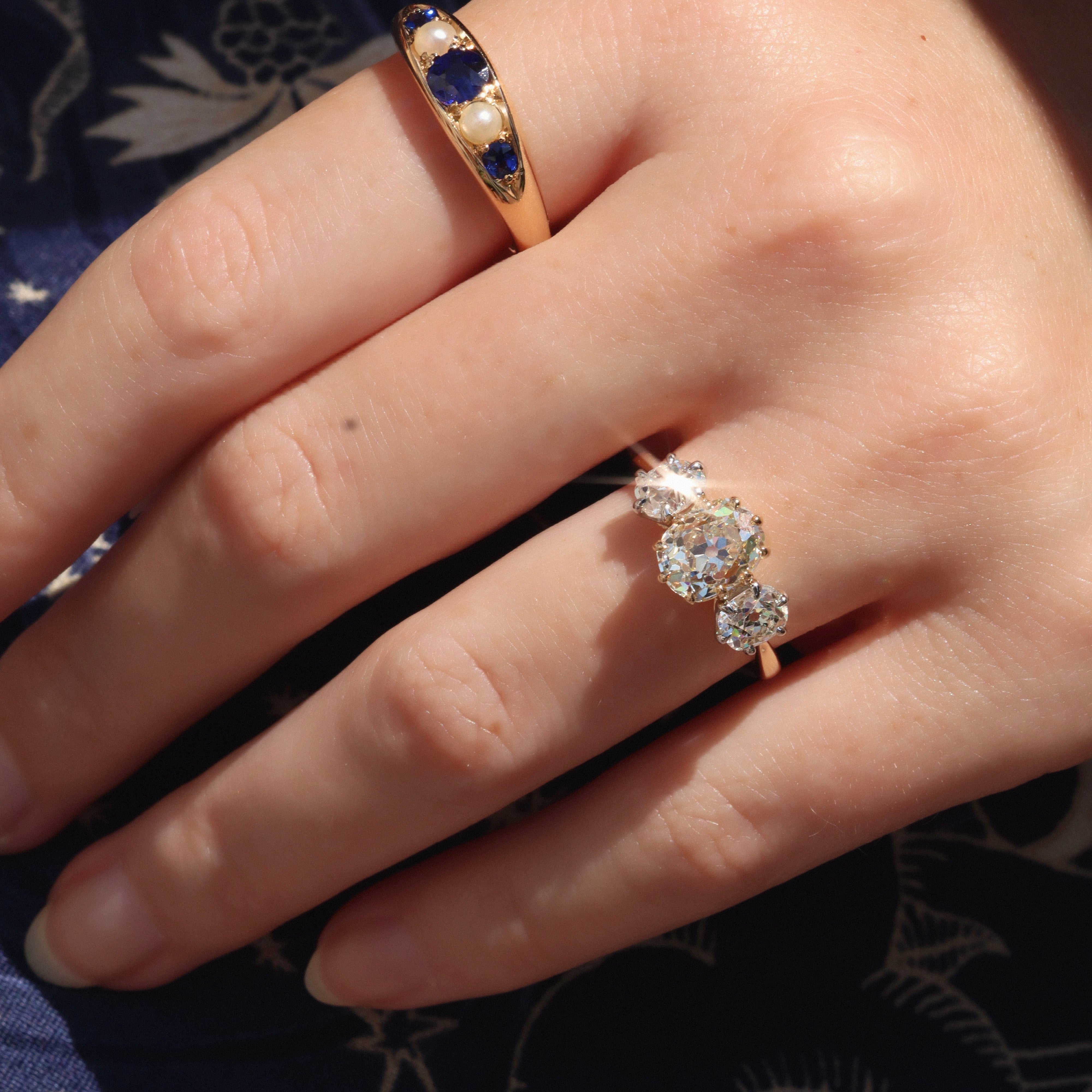 AB MADE diamond engagement ring