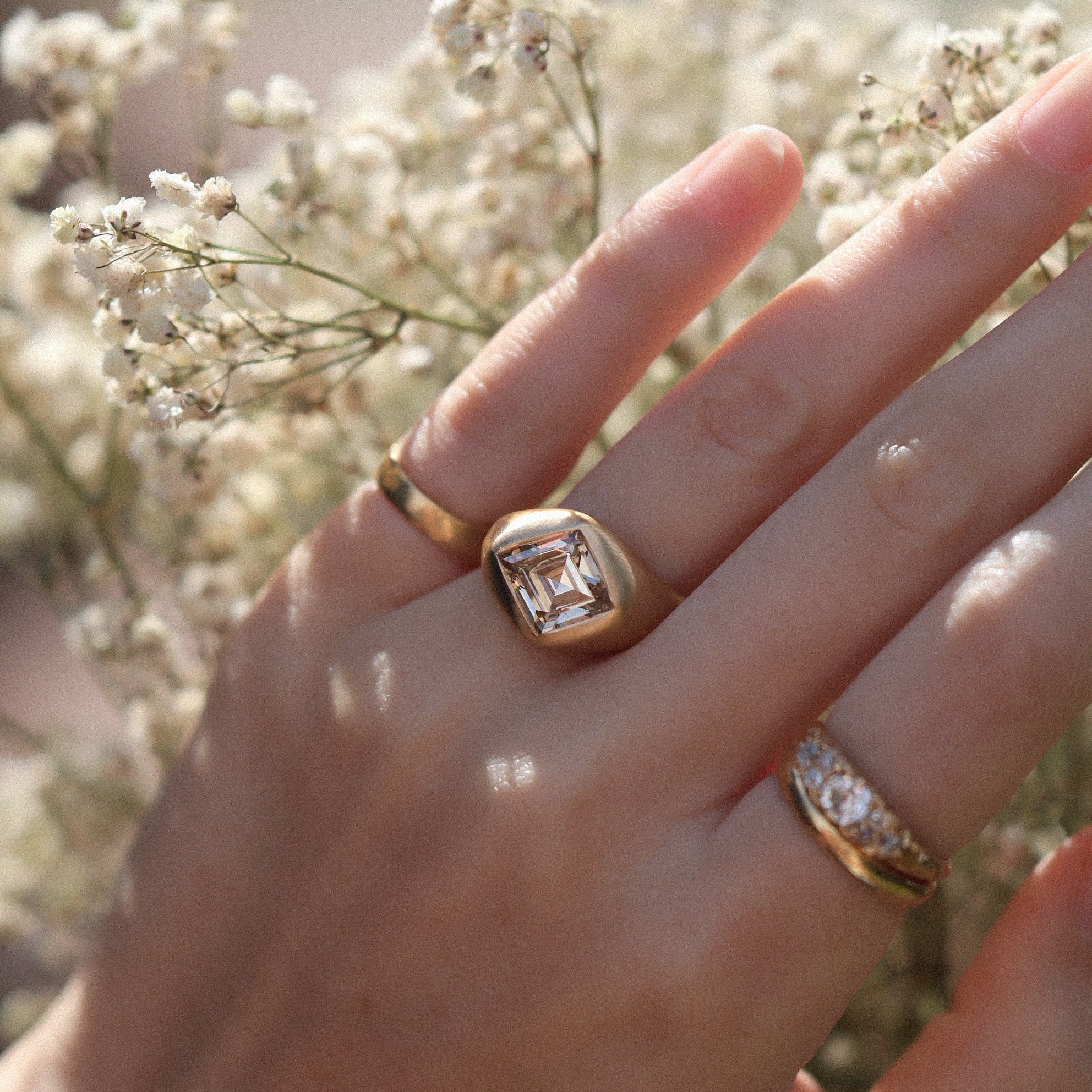 AB MADE diamond engagement ring