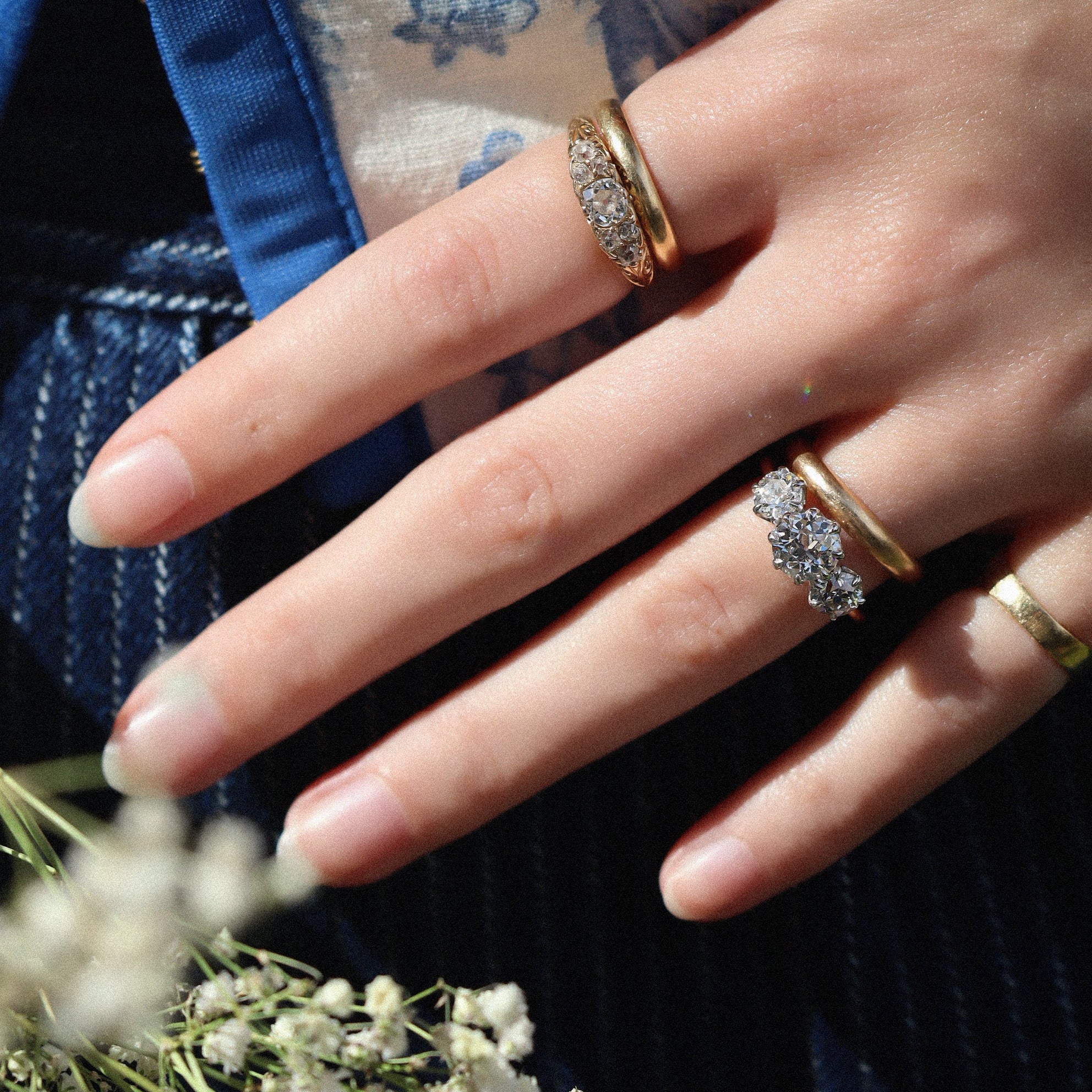 AB MADE diamond engagement ring