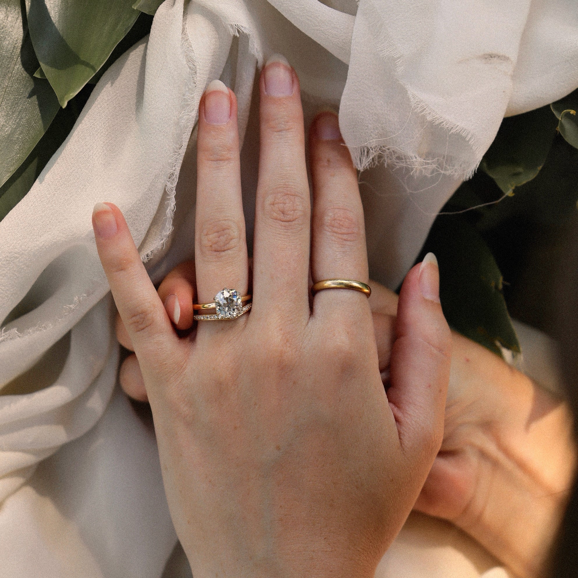 AB MADE diamond engagement ring