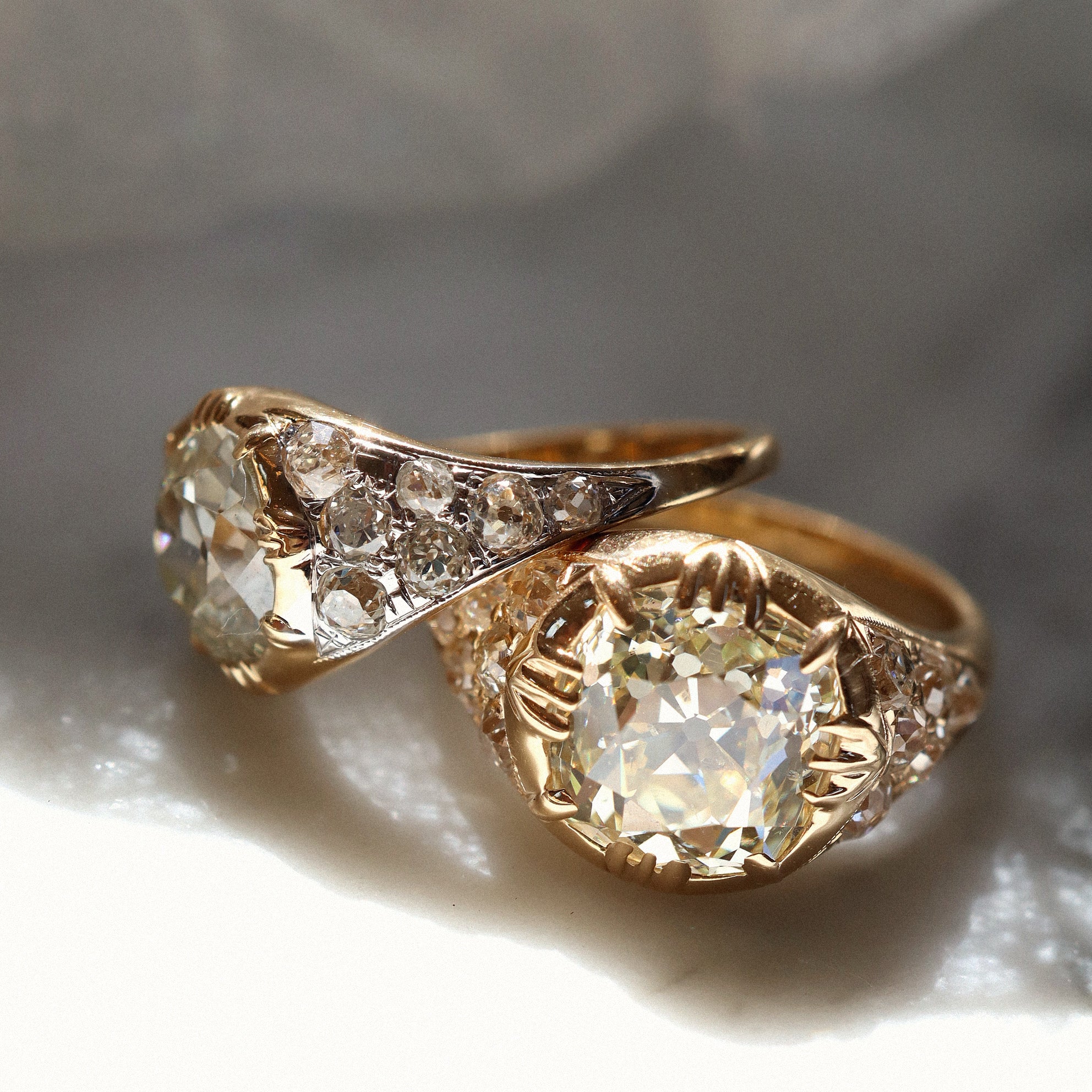 AB MADE diamond engagement ring