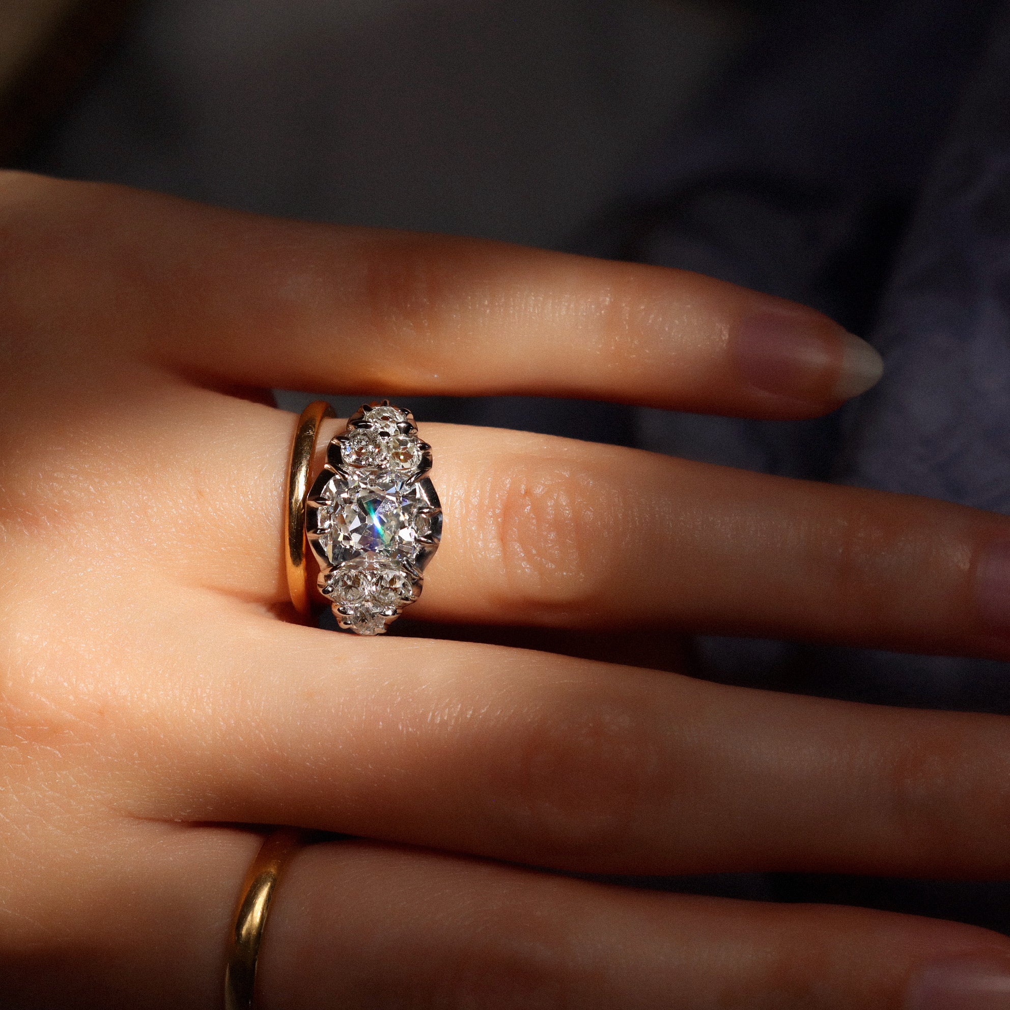 AB MADE diamond engagement ring