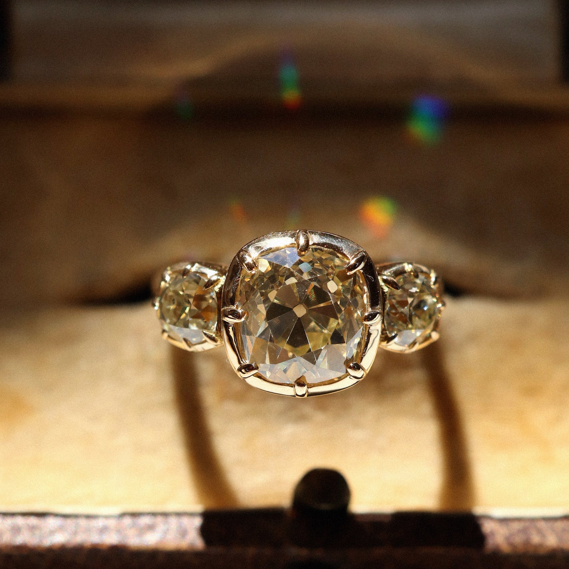 AB MADE diamond engagement ring