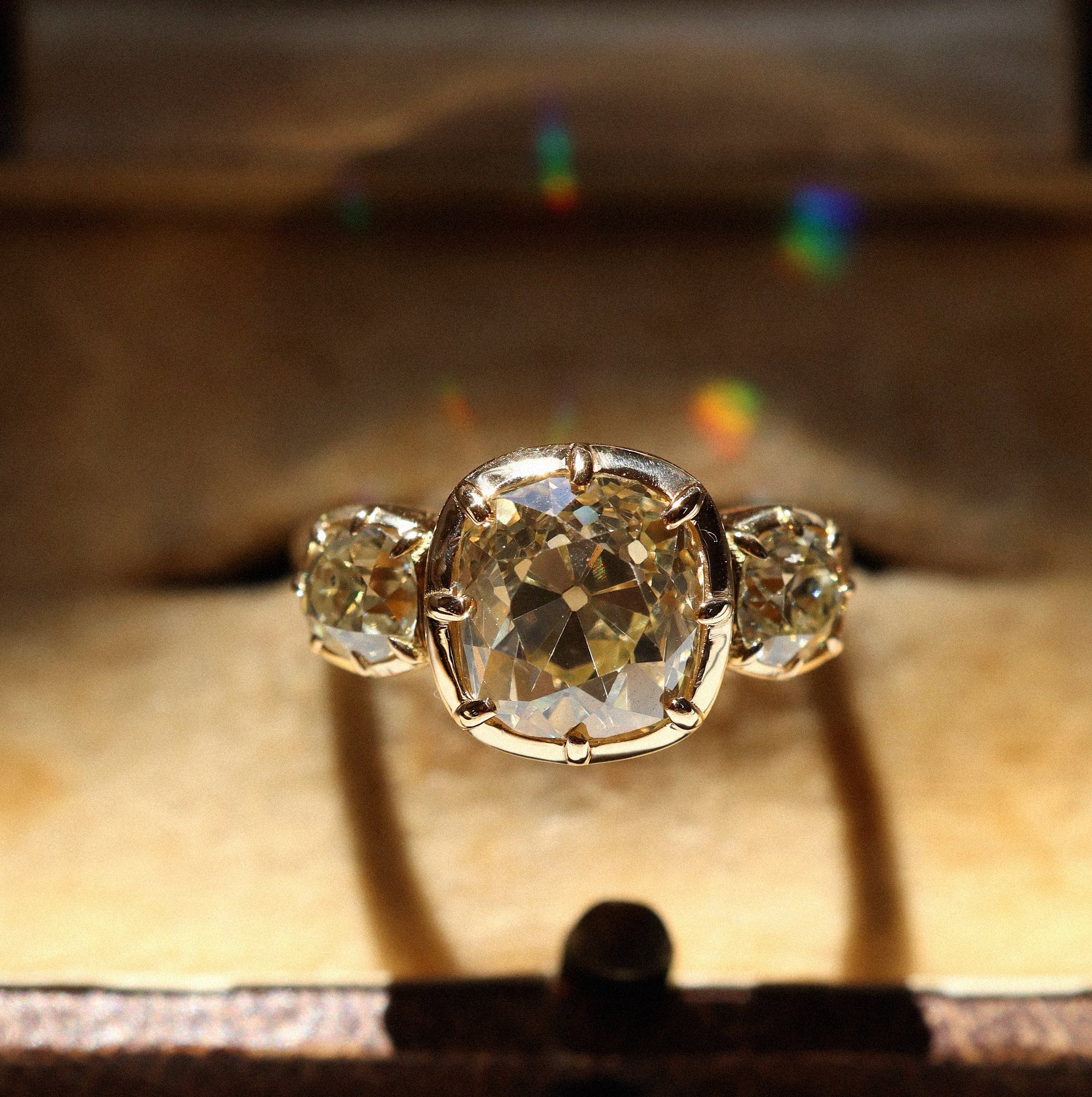 AB MADE diamond engagement ring