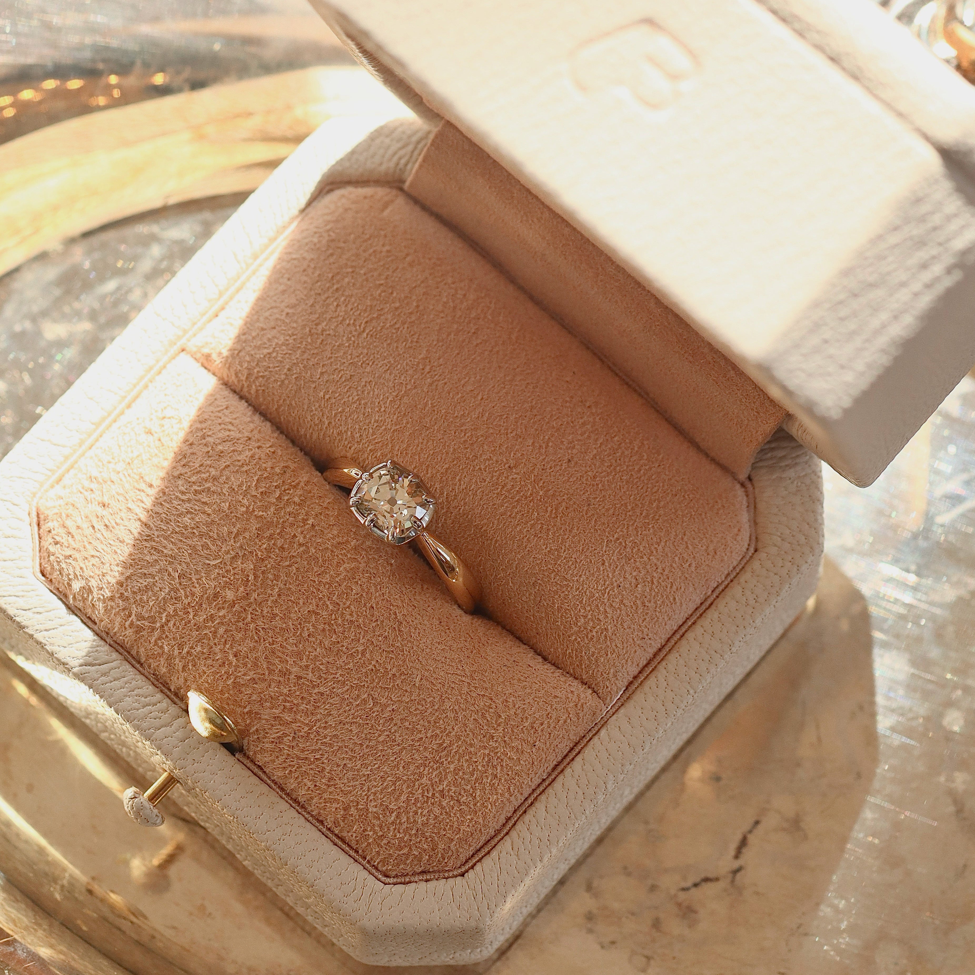 AB MADE diamond engagement ring