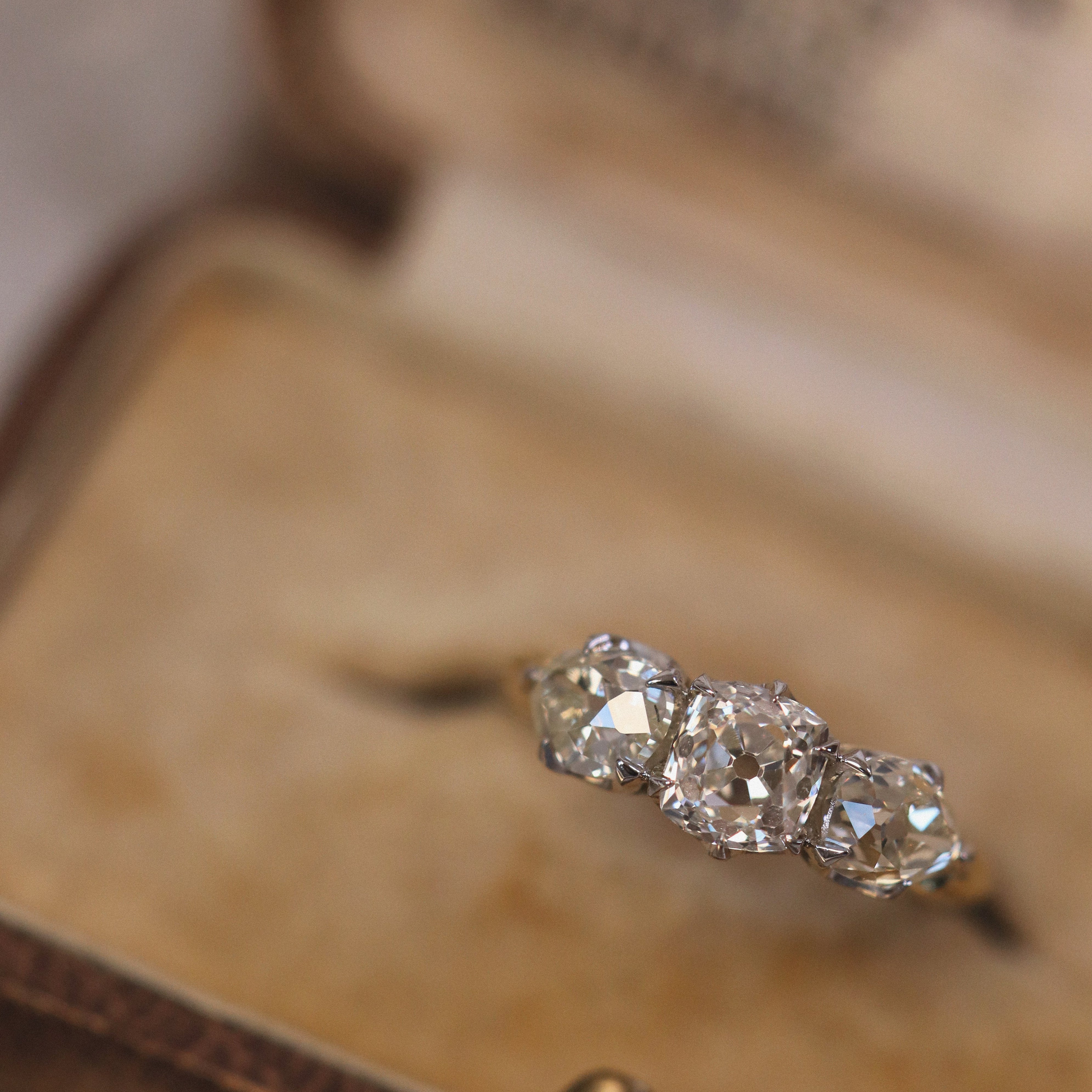 ANTIQUE diamond engagement ring