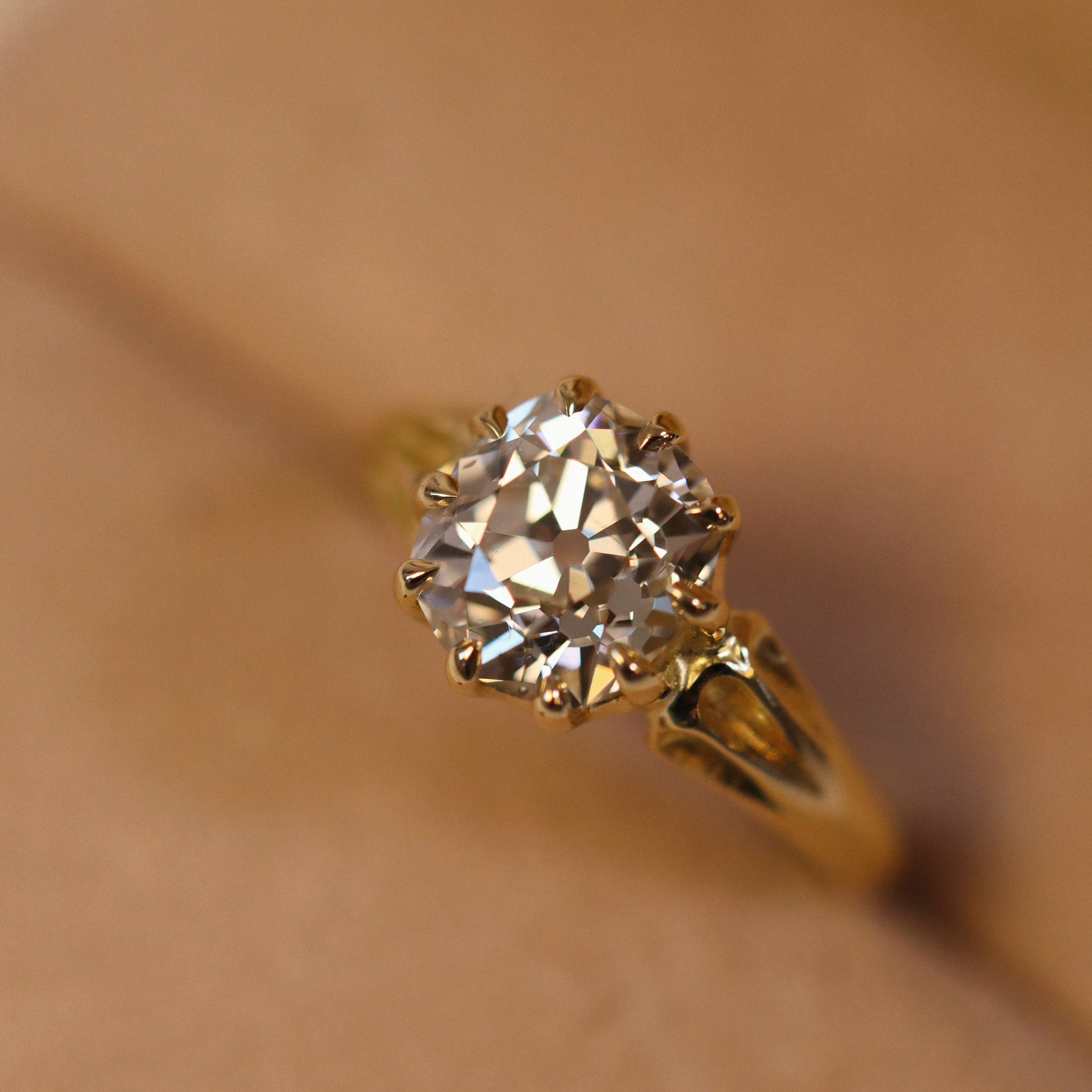 AB MADE diamond engagement ring