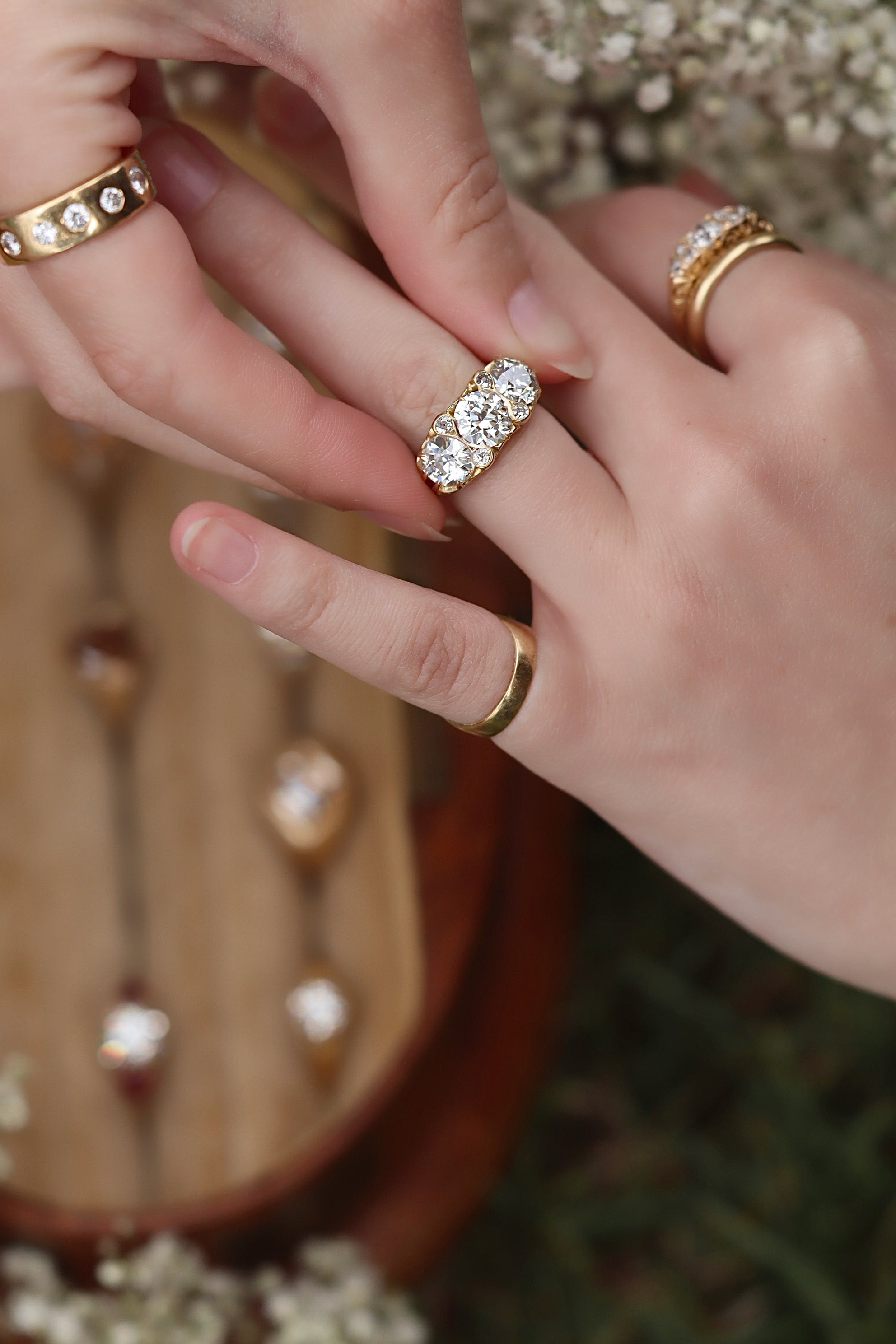 1-2 CaratsSolitaire Band Rings for sale