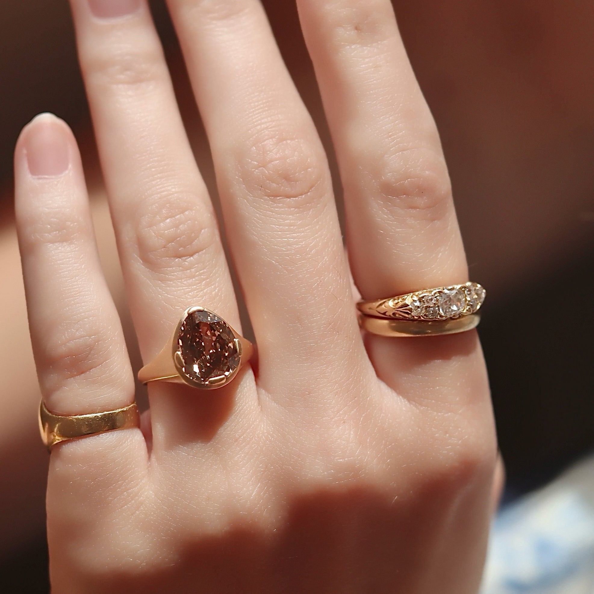 AB MADE diamond engagement ring