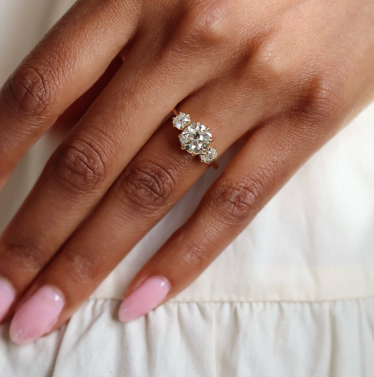 AB MADE diamond engagement ring