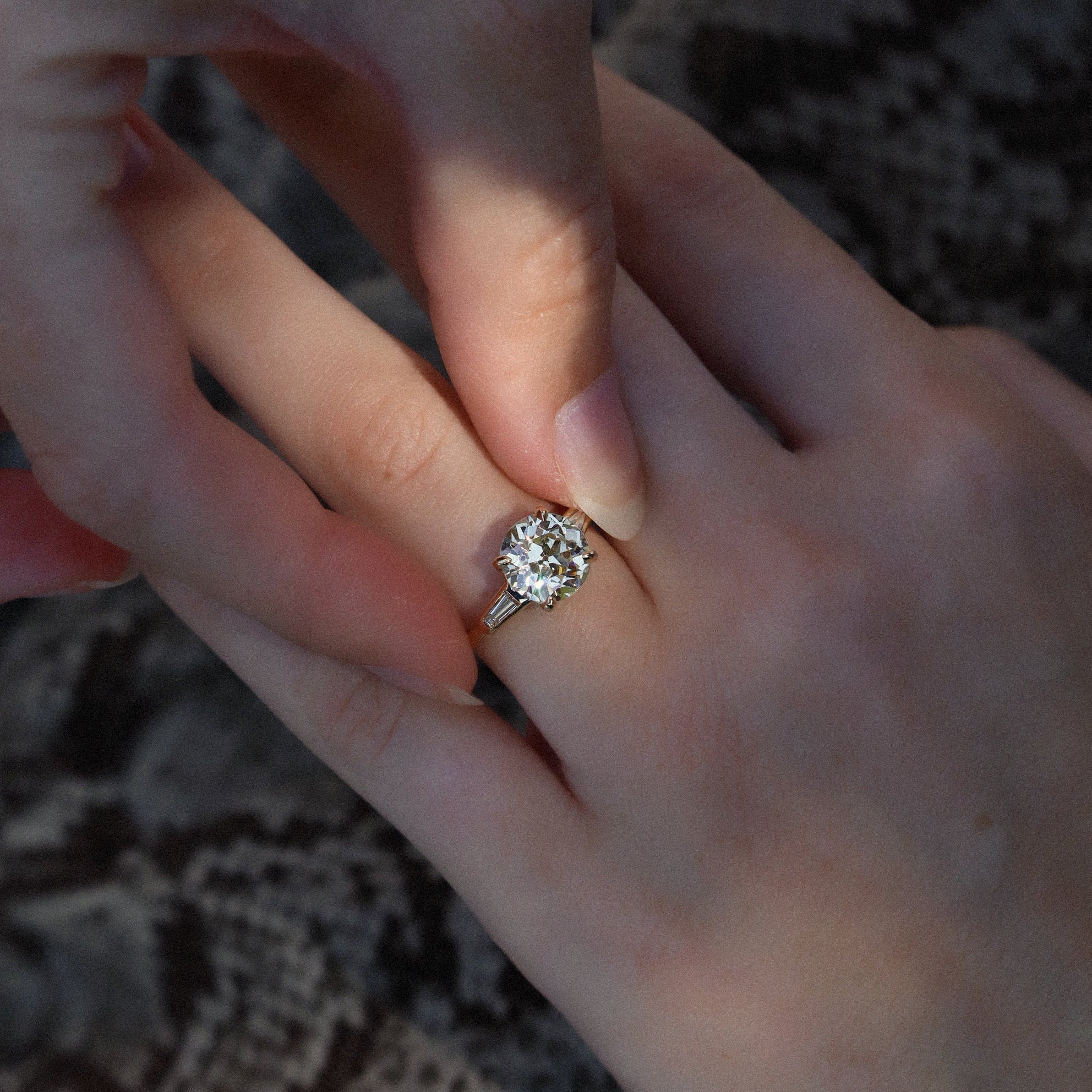 AB MADE diamond engagement ring