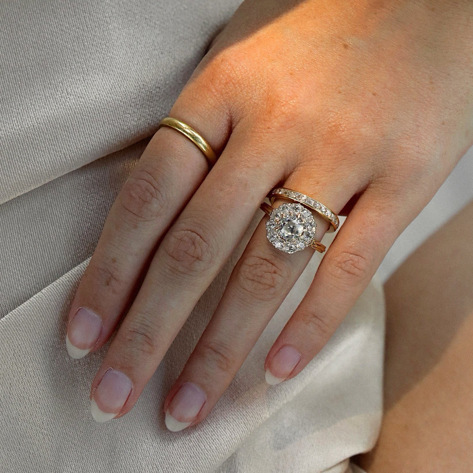 AB MADE diamond engagement ring