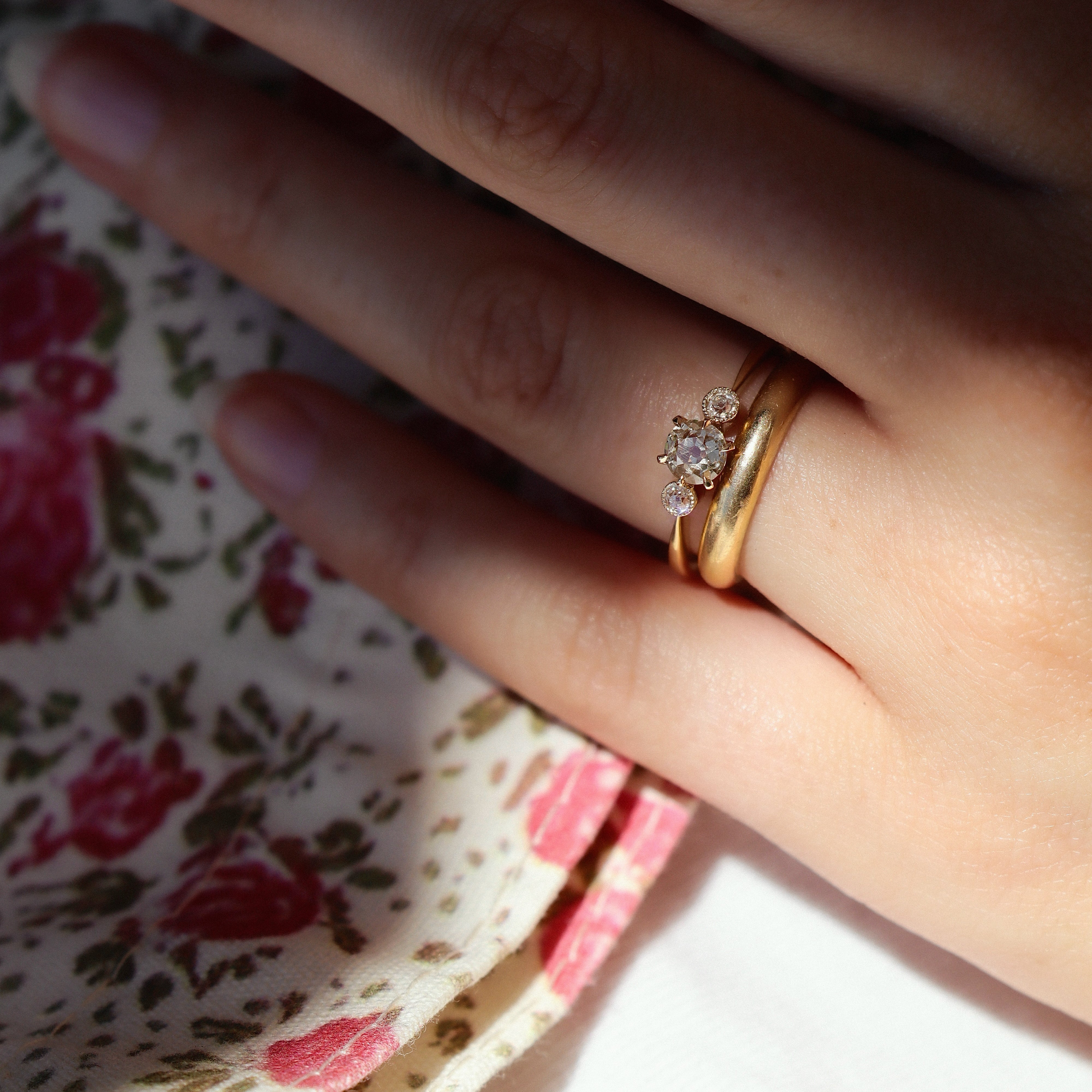AB MADE diamond engagement ring