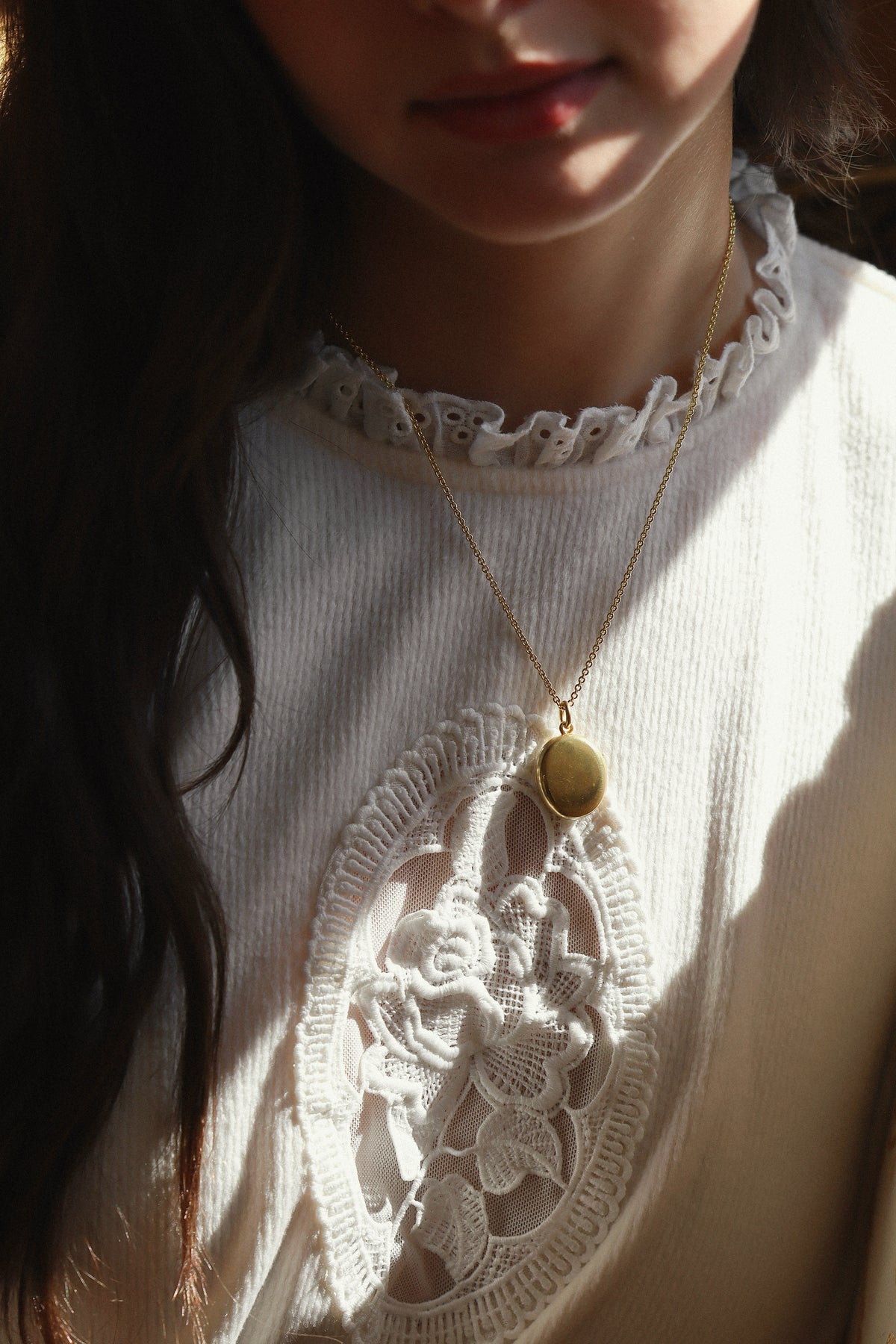 in yellow gold setting