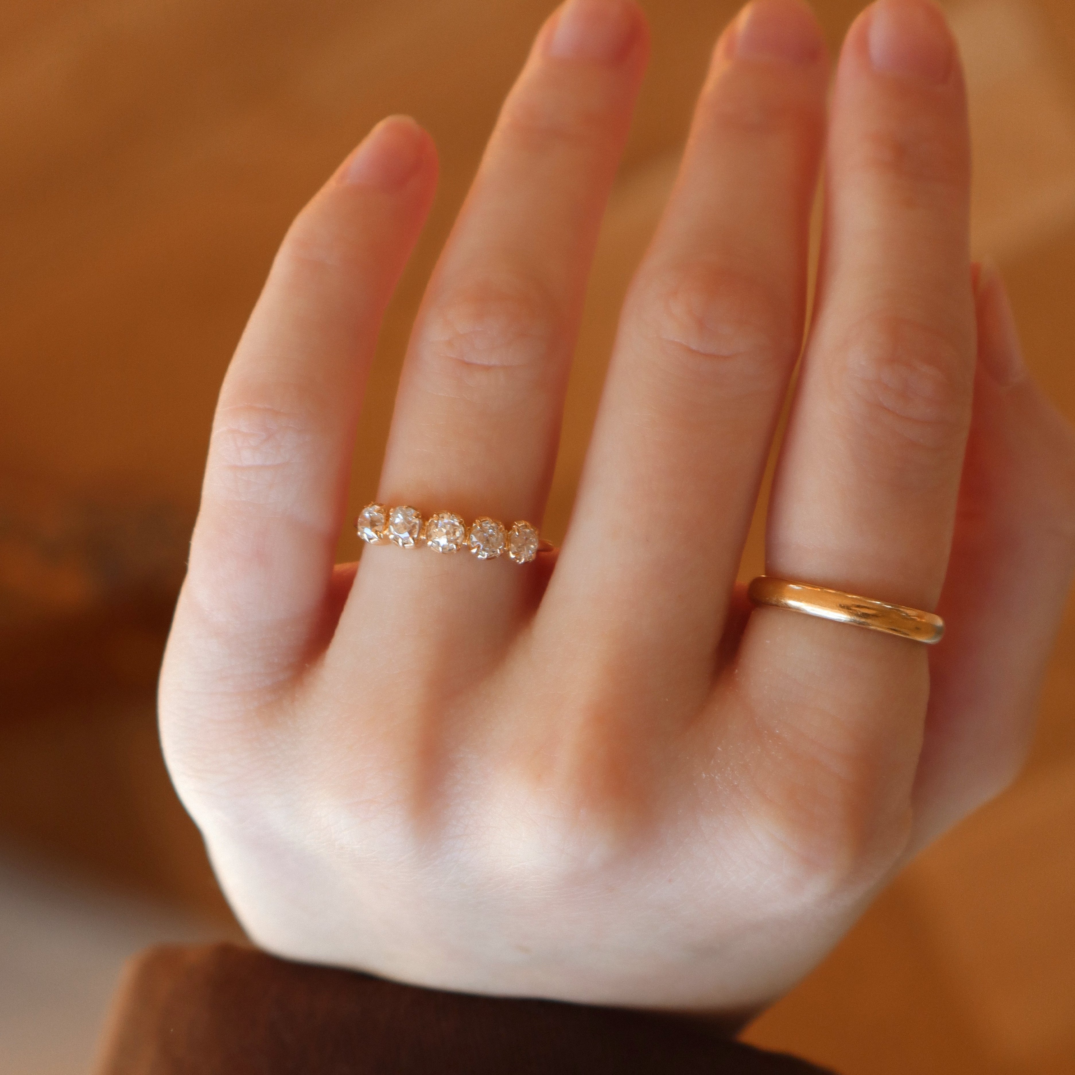 AB MADE diamond engagement ring