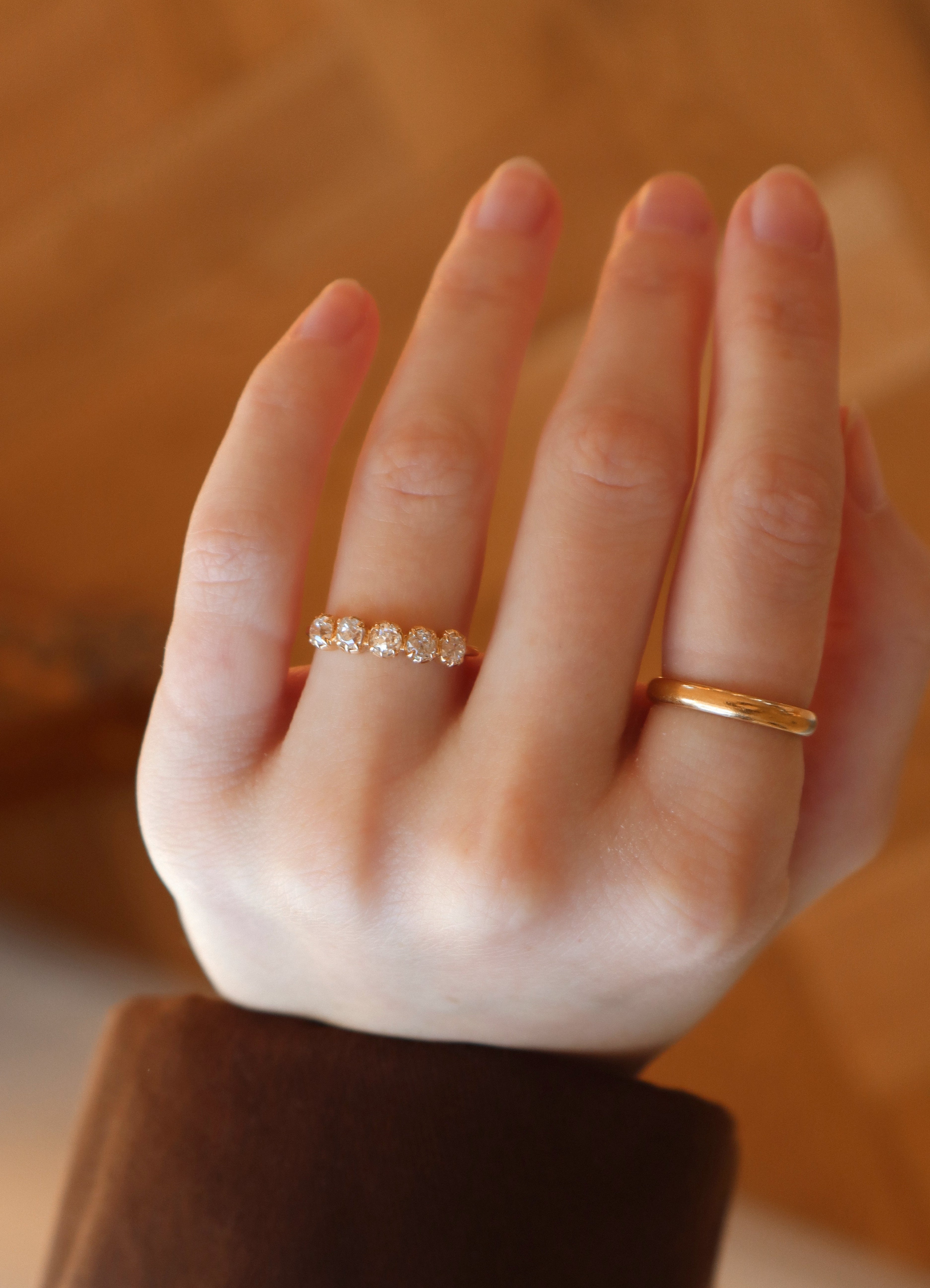 AB MADE diamond engagement ring