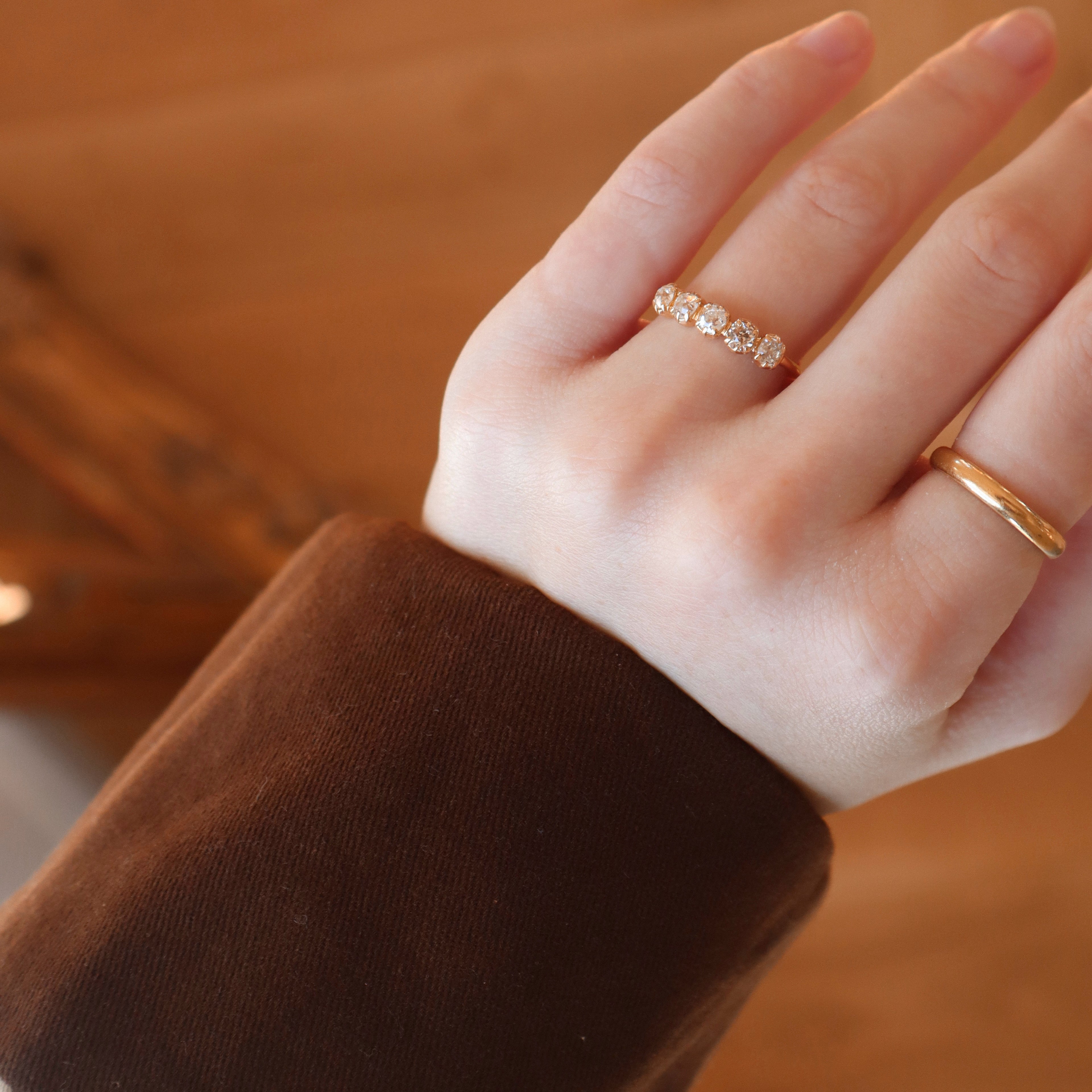 AB MADE diamond engagement ring