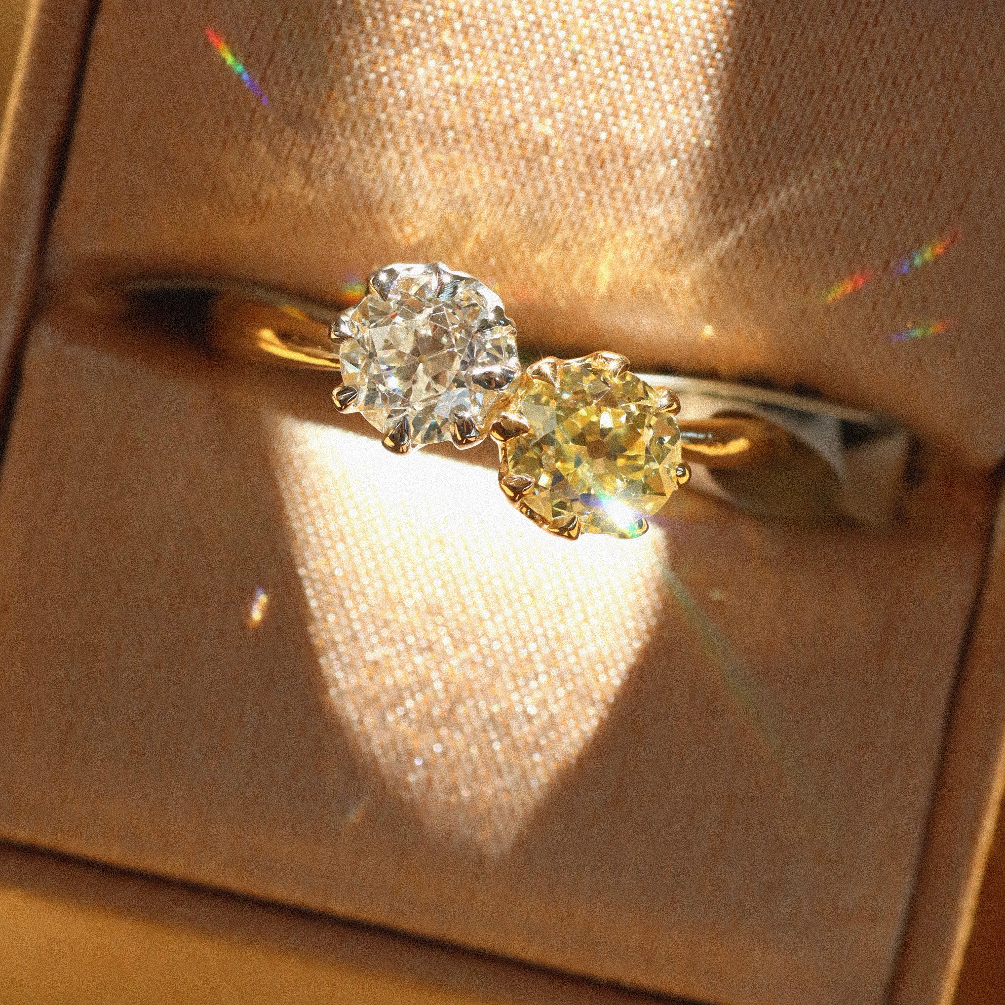 AB MADE diamond engagement ring