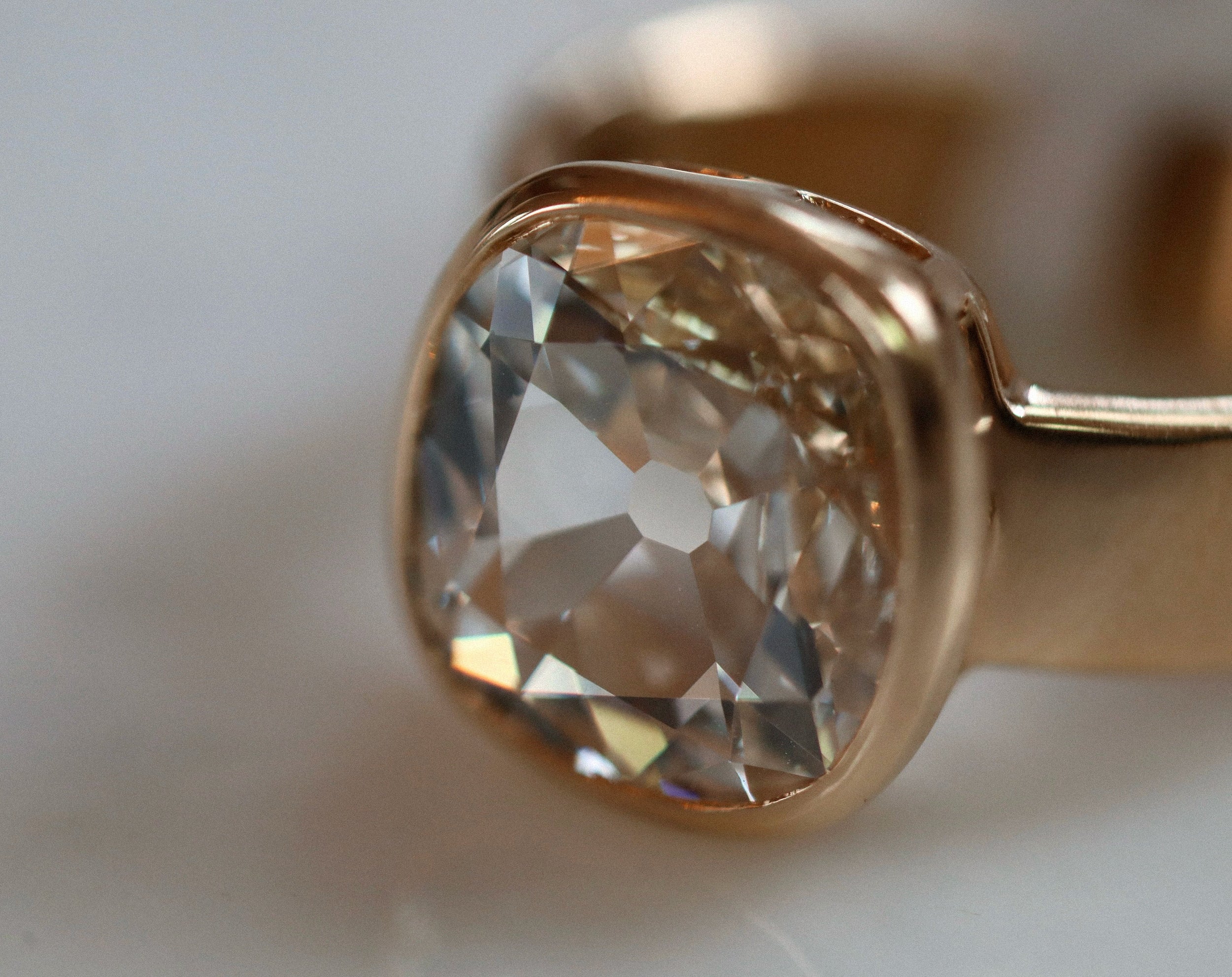 AB MADE diamond engagement ring