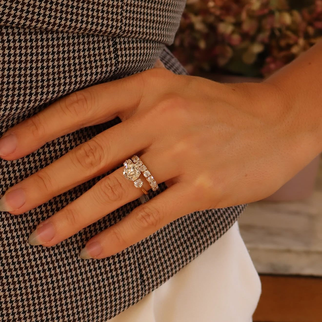 AB MADE diamond engagement ring