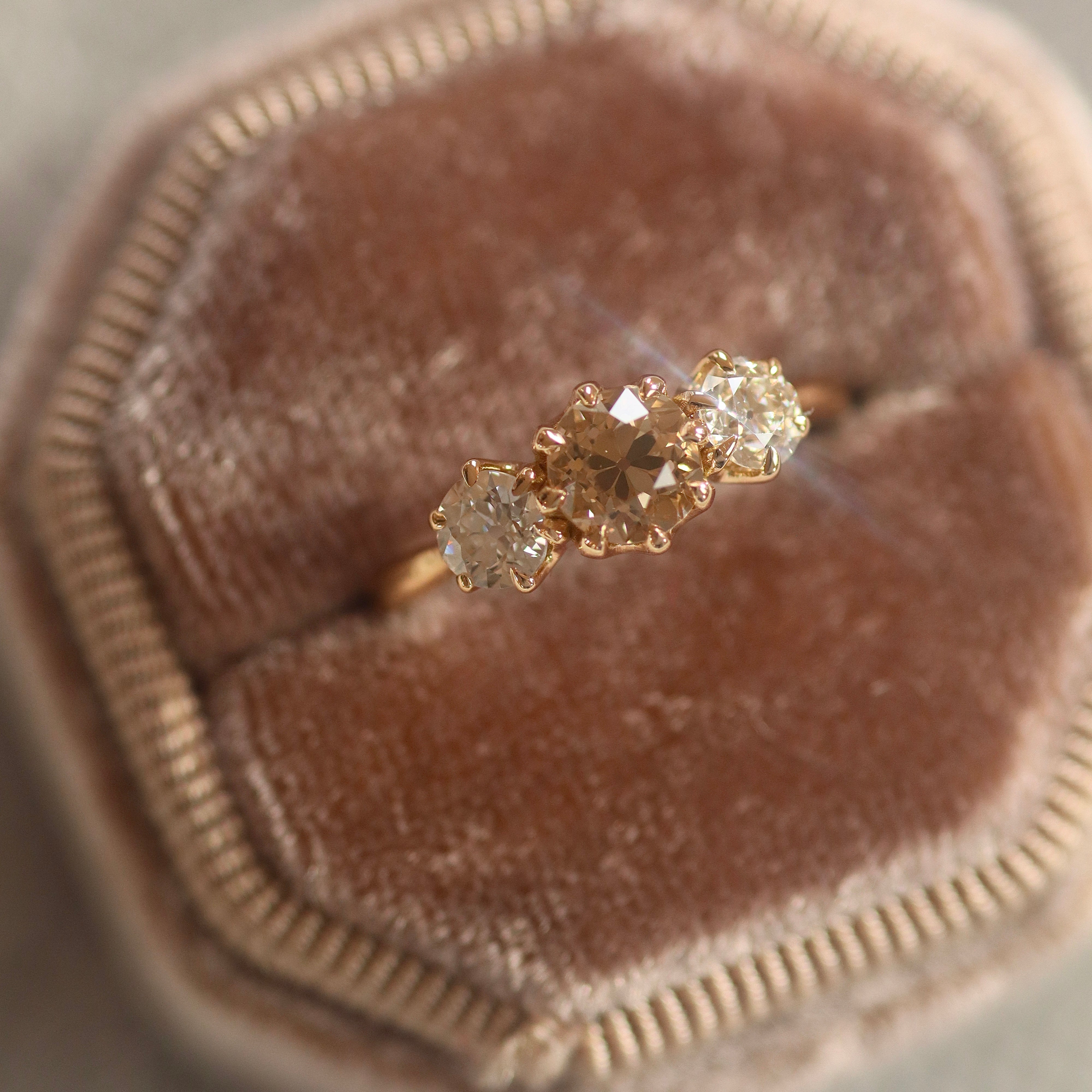 AB MADE diamond engagement ring