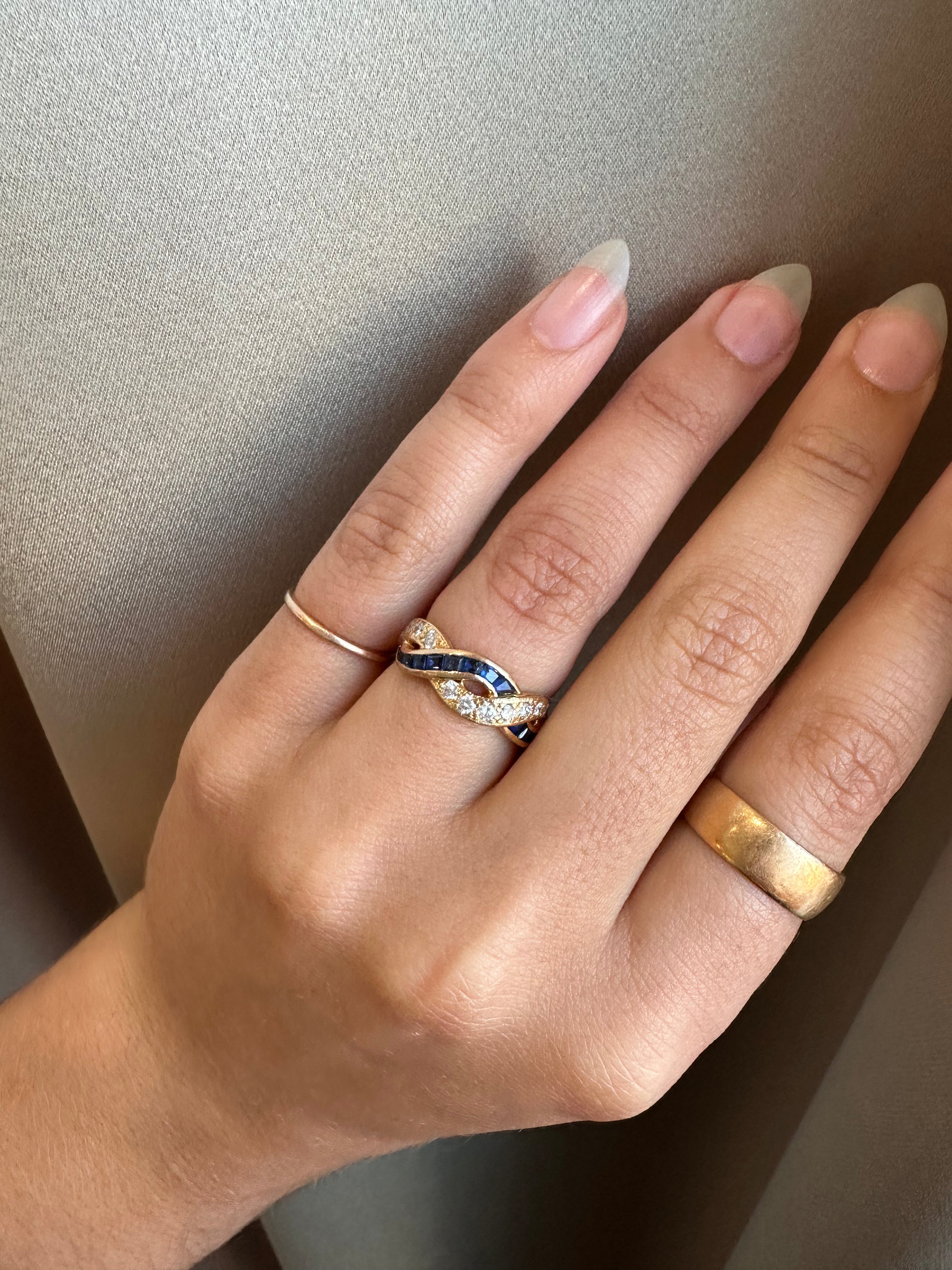 Tiffany & Co diamond with gemstone