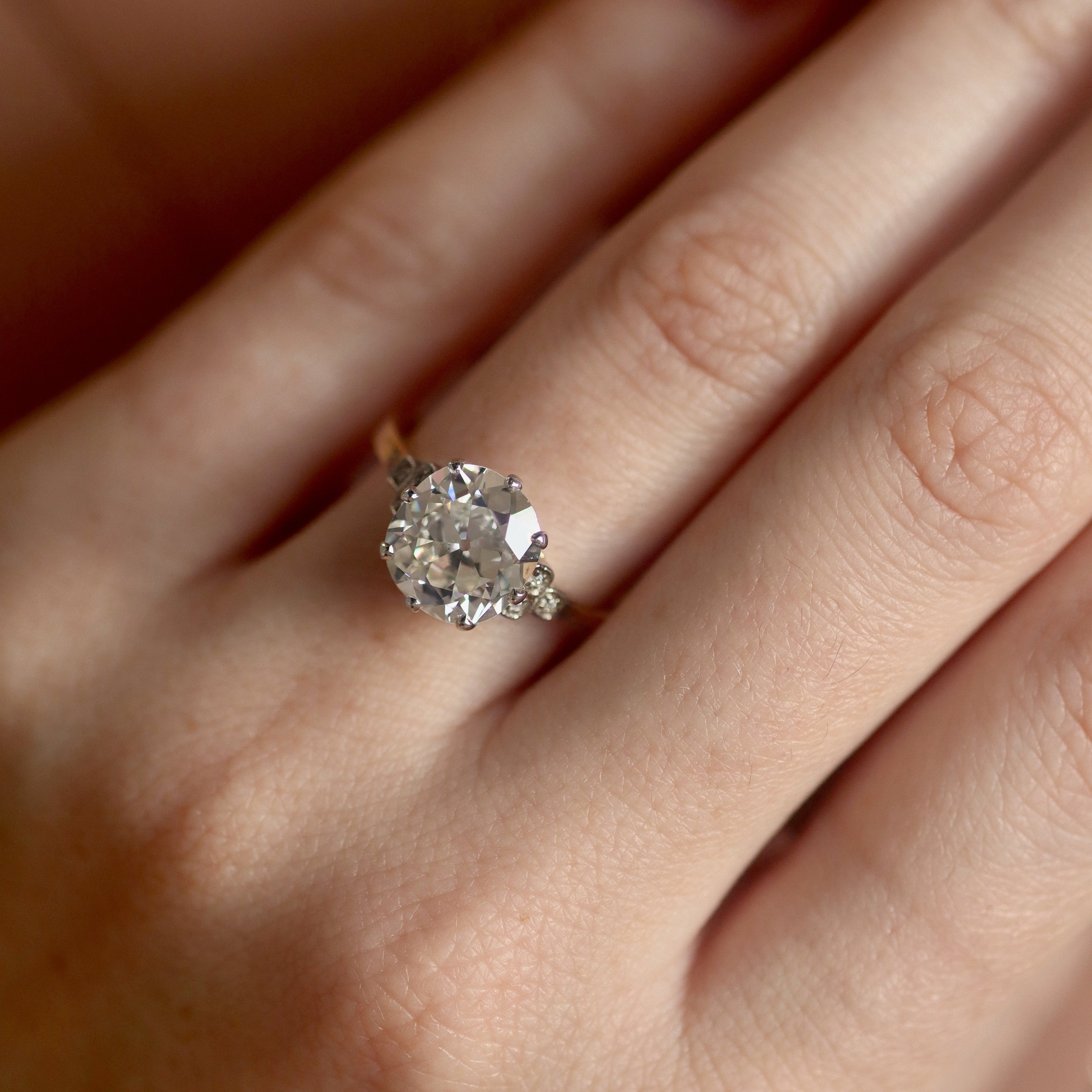 AB MADE diamond engagement ring