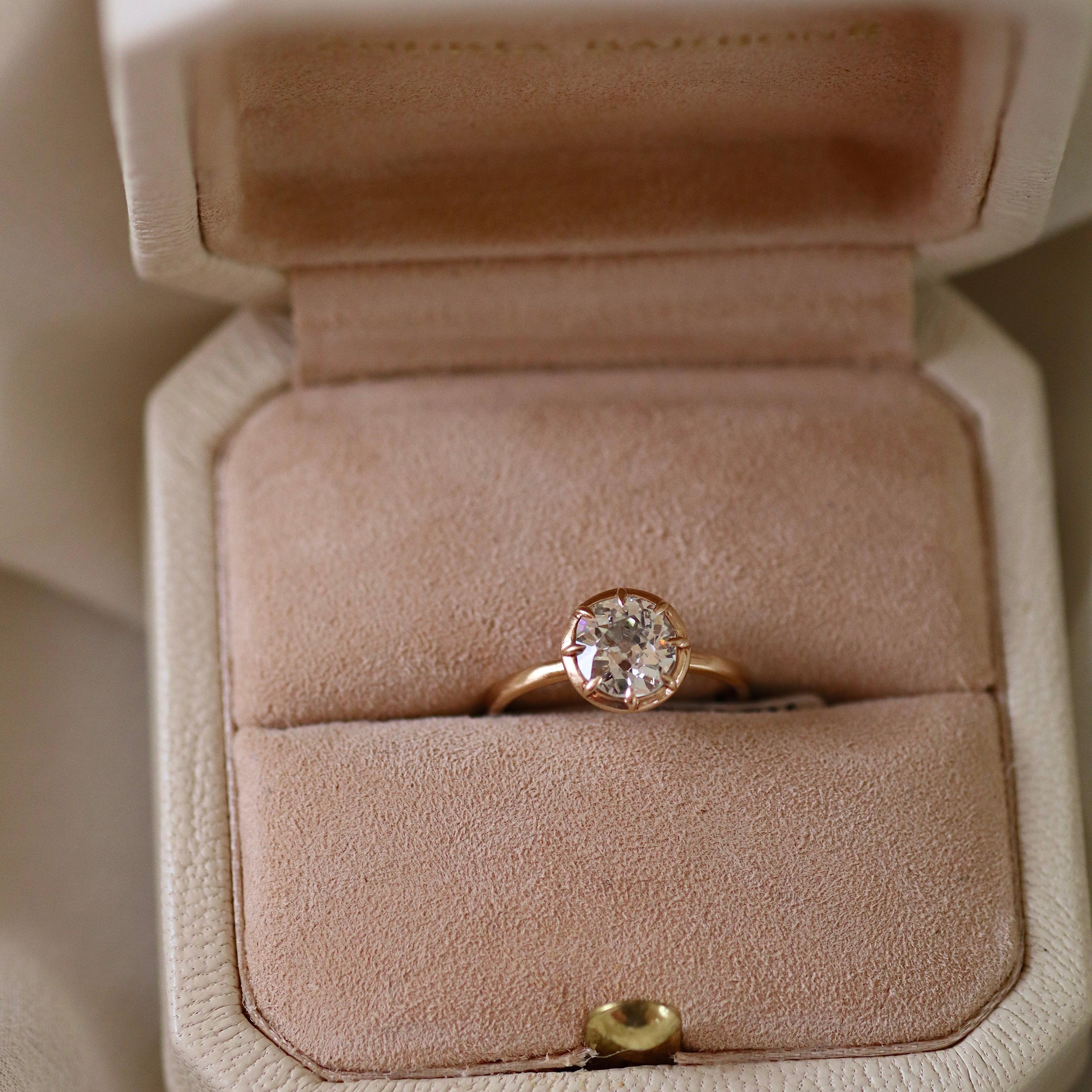 AB MADE diamond engagement ring