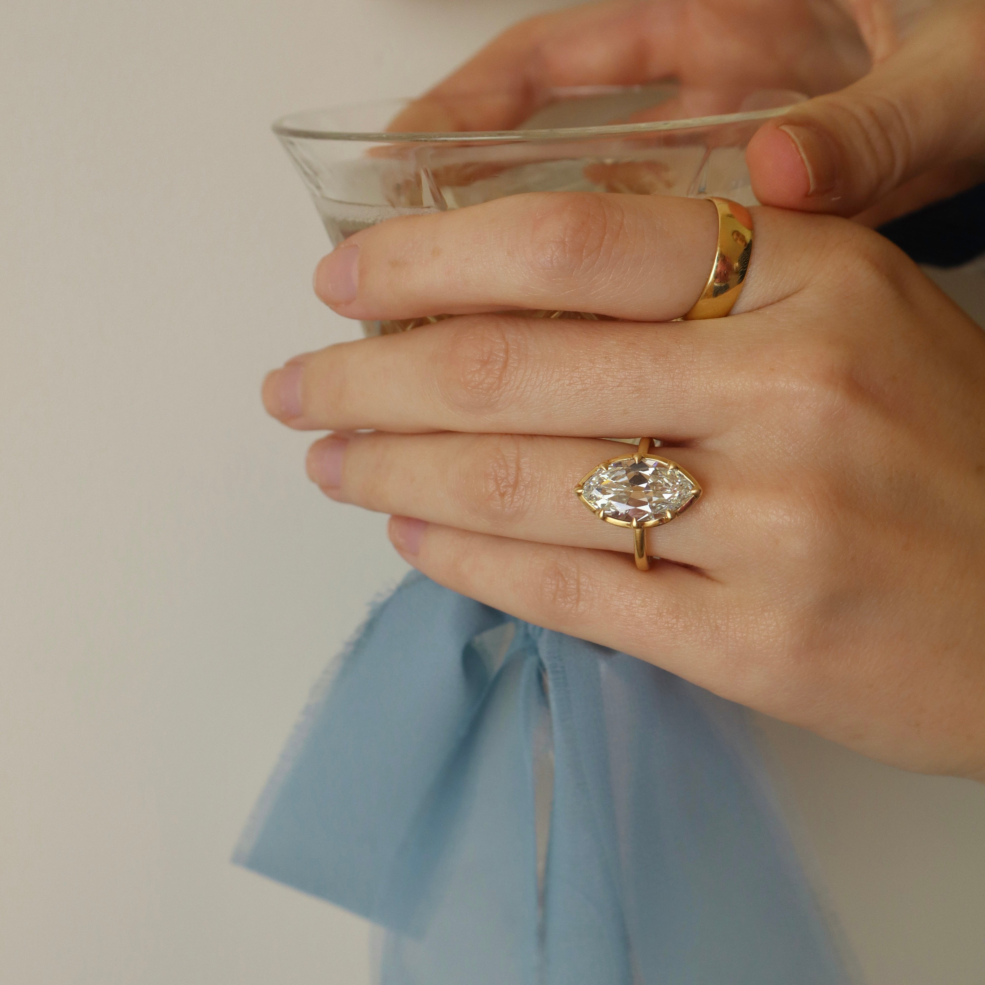 AB MADE diamond engagement ring