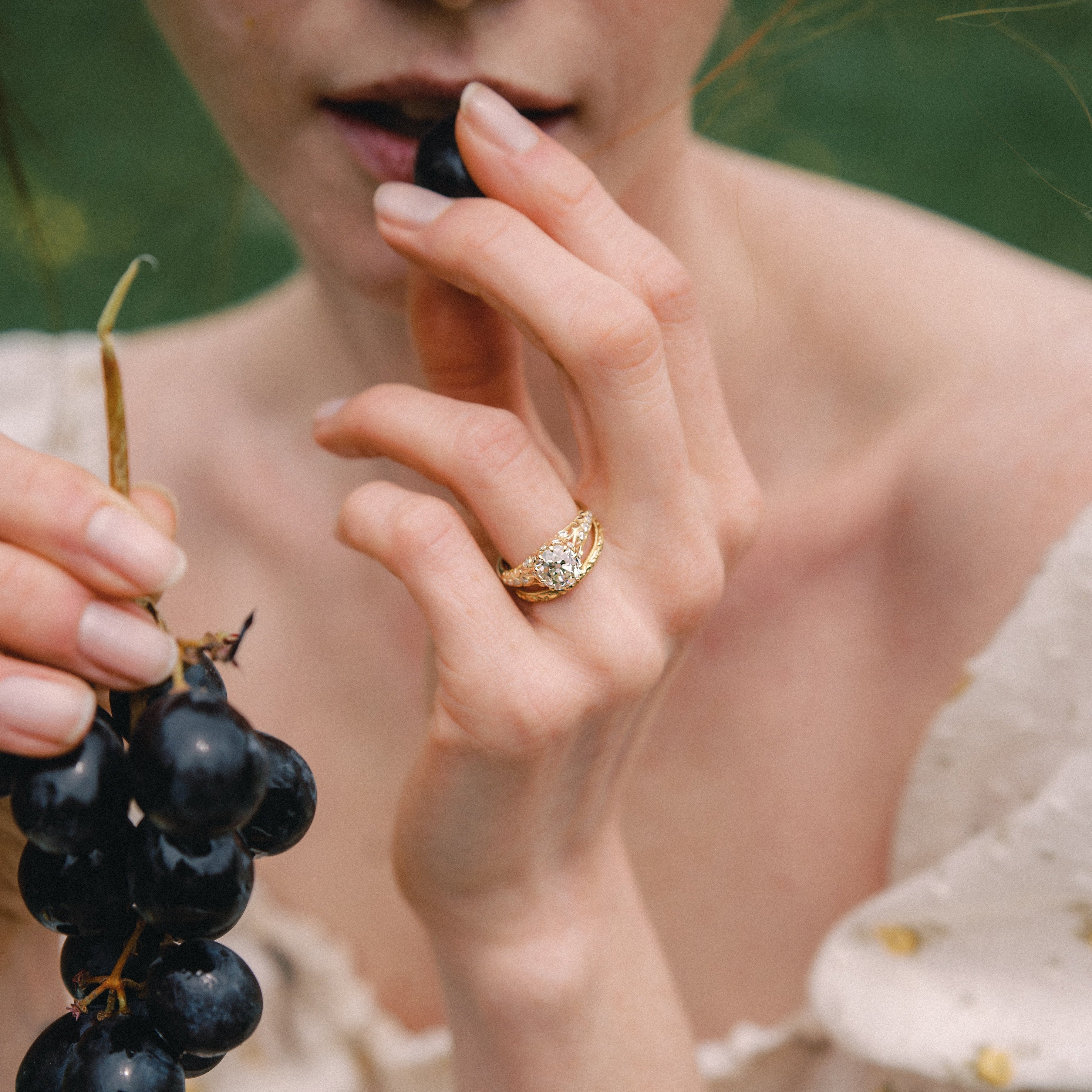 AB MADE diamond engagement ring