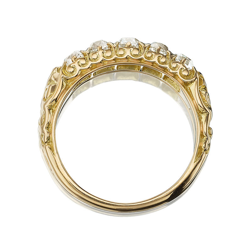 Antique Style Diamond Band diamond