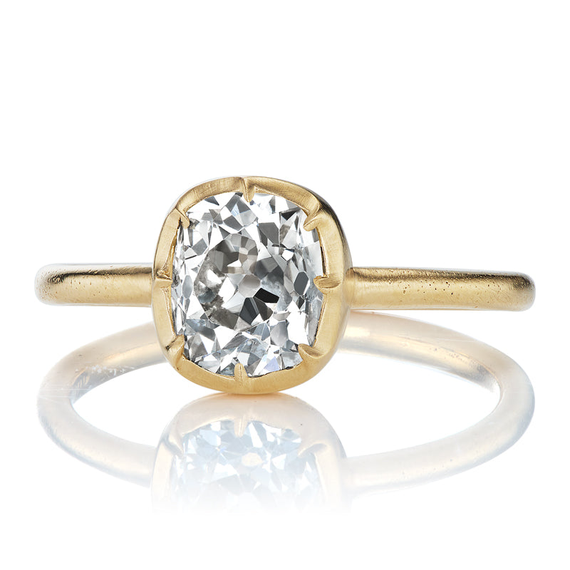 1.20ct Old Mine Cut Diamond diamond engagement ring