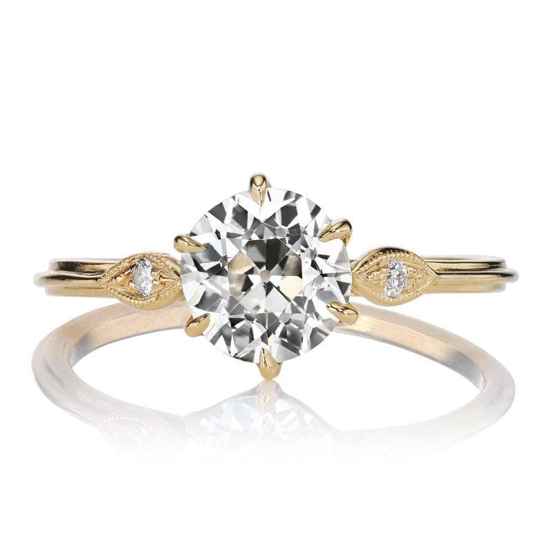 Old European Cut Diamond in Dainty Setting