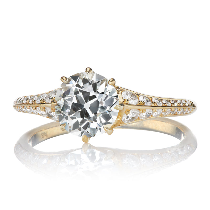 1.25ct Transitional Cut Diamond diamond engagement ring