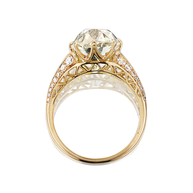 5+ Carats vintage engagement ring