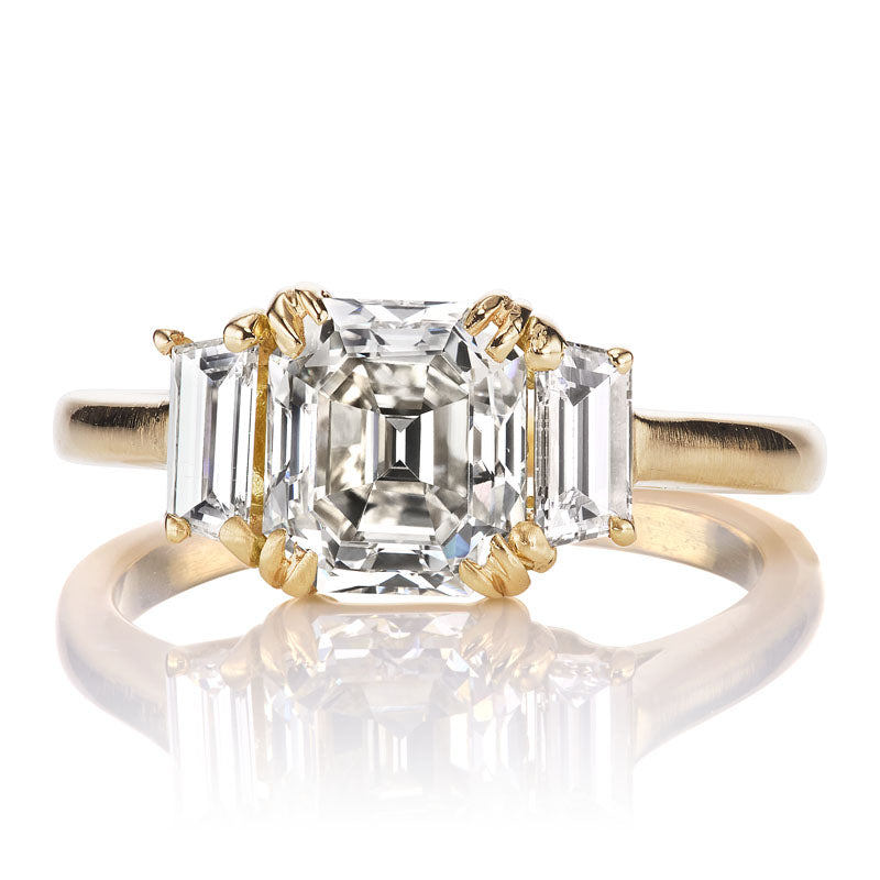 1.40ct Emerald Cut Diamond diamond engagement ring