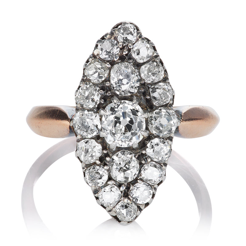 Antique French Navette Ring