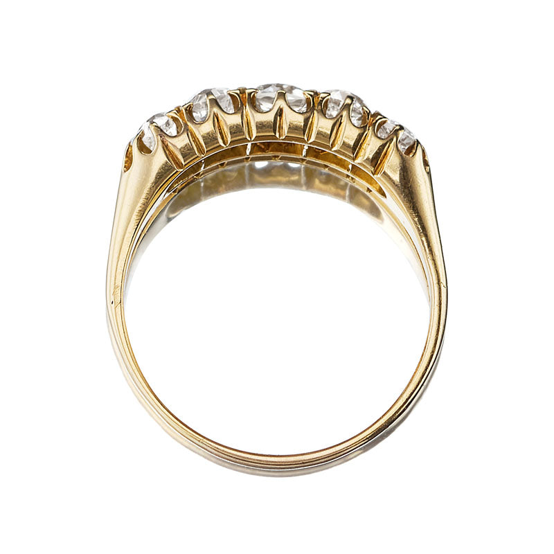 Antique Half Hoop diamond