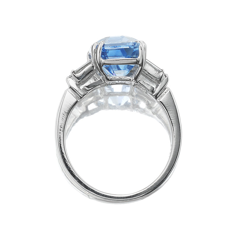 5+ Carats gemstones vintage engagement ring