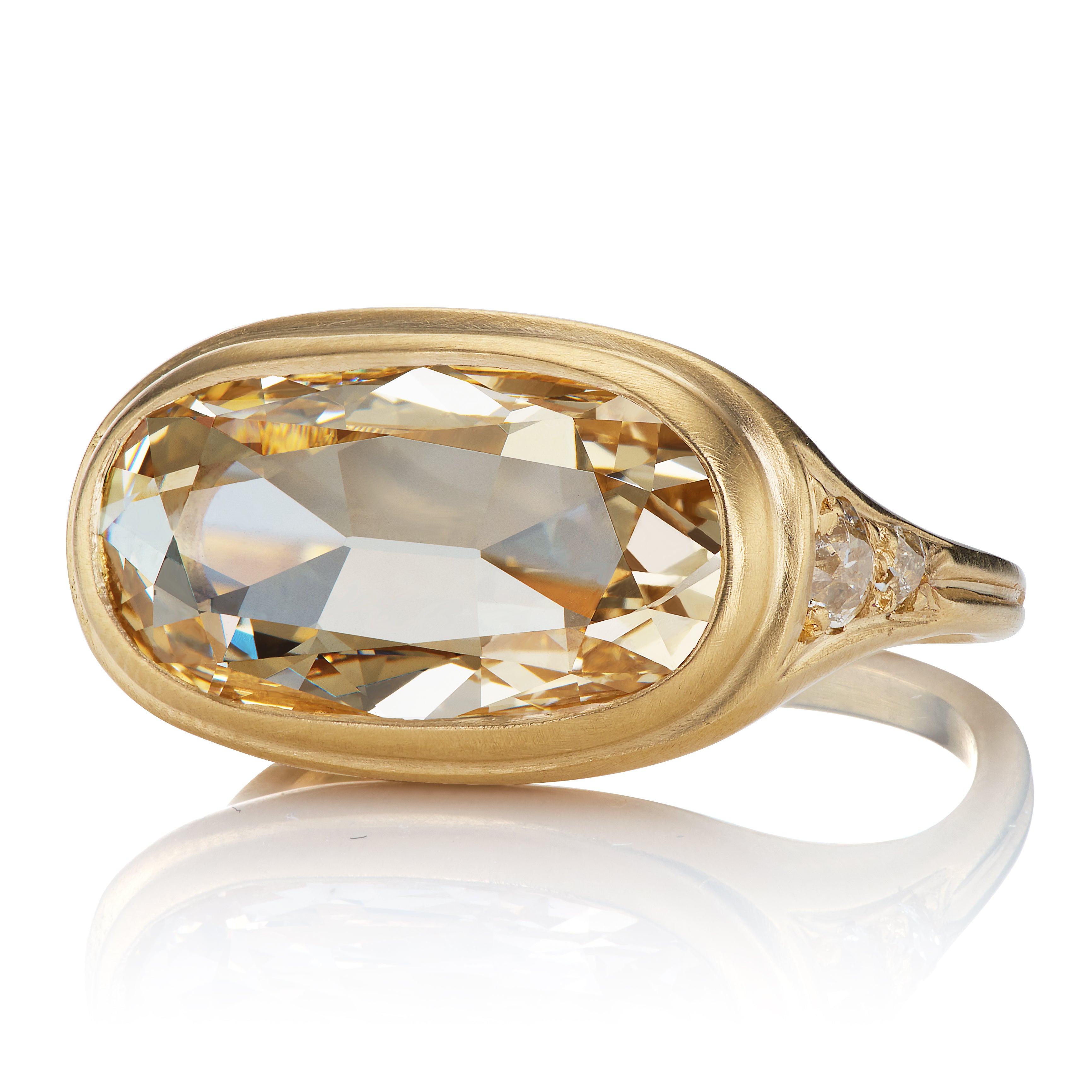 3.02ct Oval Cut Diamond diamond engagement ring