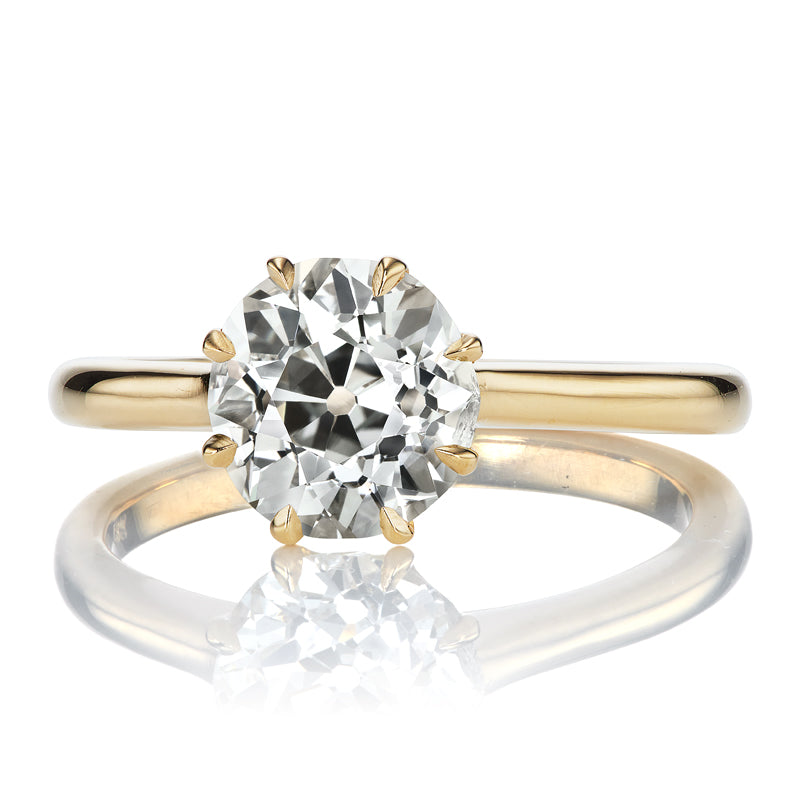 1.93ct Old European Cut Diamond diamond engagement ring