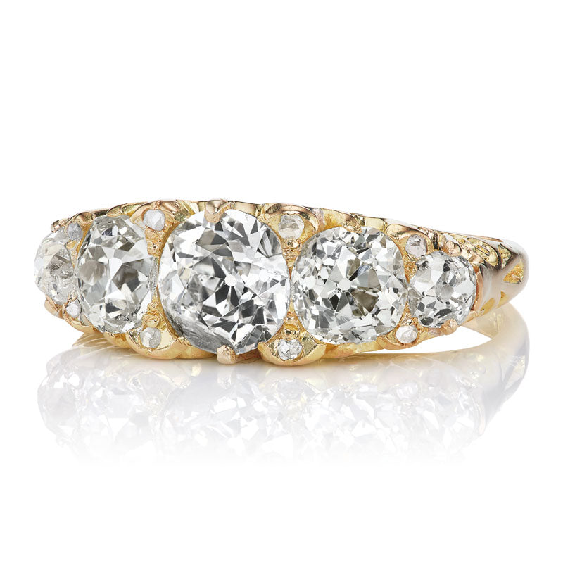 Antique Half Hoop diamond